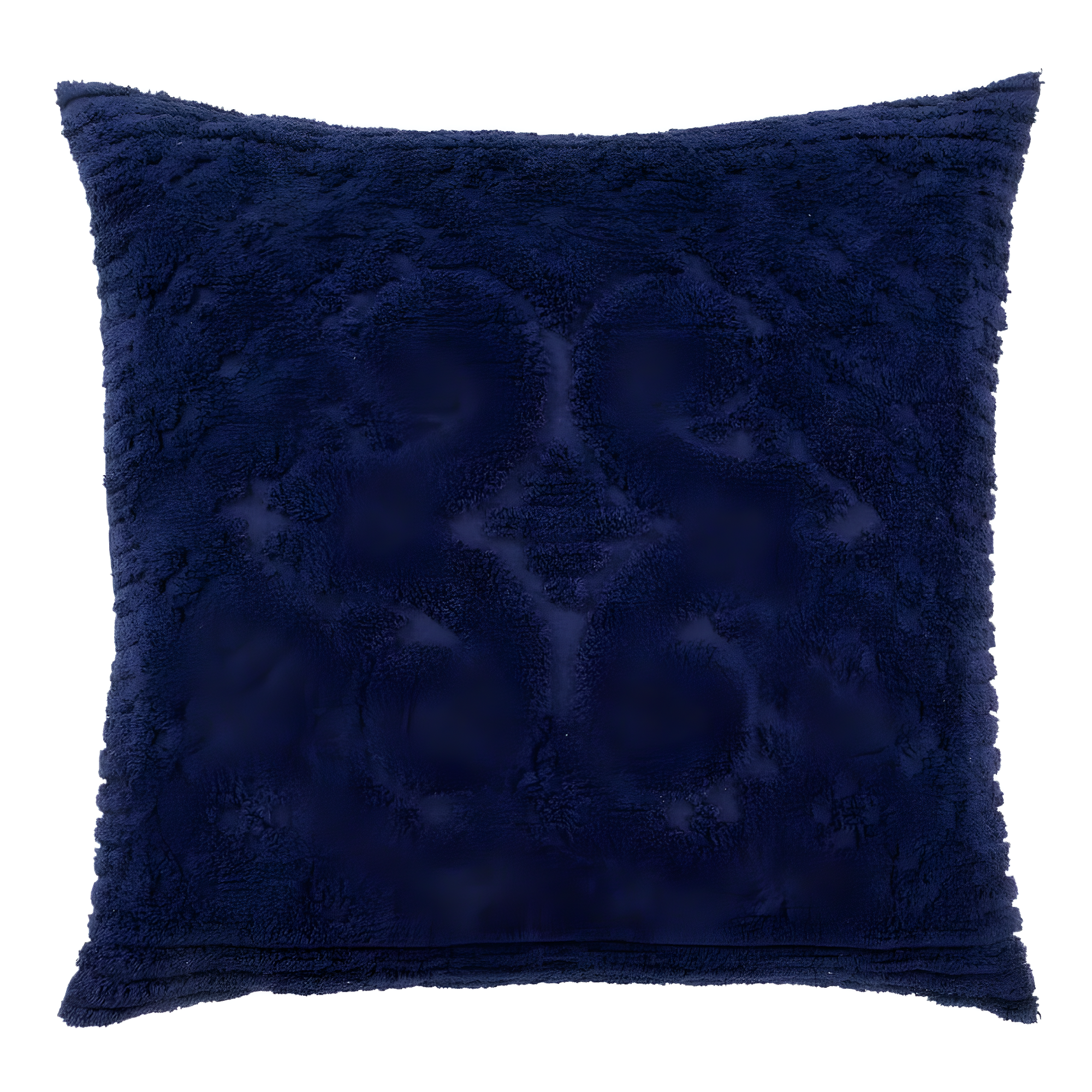 Better Trends Ashton – Luxurious 100% Cotton Tufted Euro Sham in Medallion Design, Super Soft & Lightweight, 26” x 26”, Navy