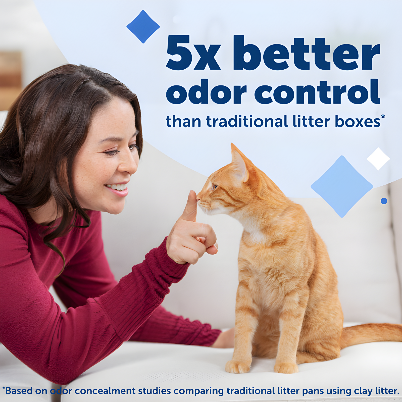 ScoopFree Crystal Litter Box Tray Refills with Fragrance-Free Crystals, 3-Pack