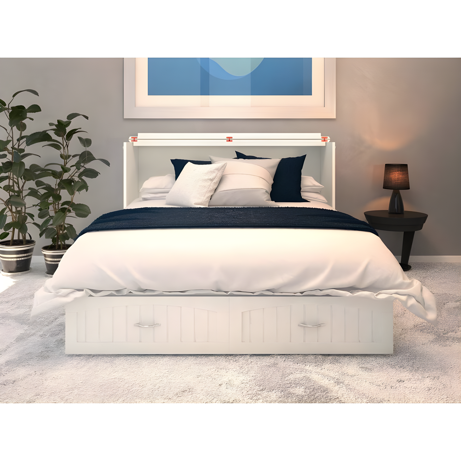Southampton Murphy Bed Chest with USB Turbo Charger - AFI