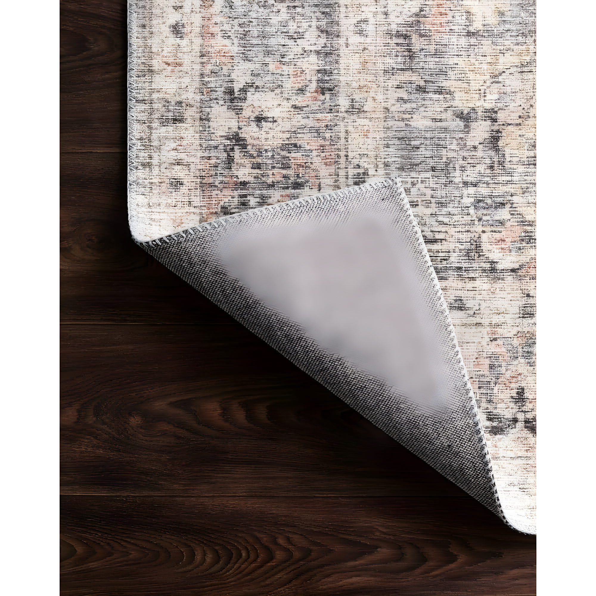 Skye Grey and Apricot Reversible Wool Runner Rug