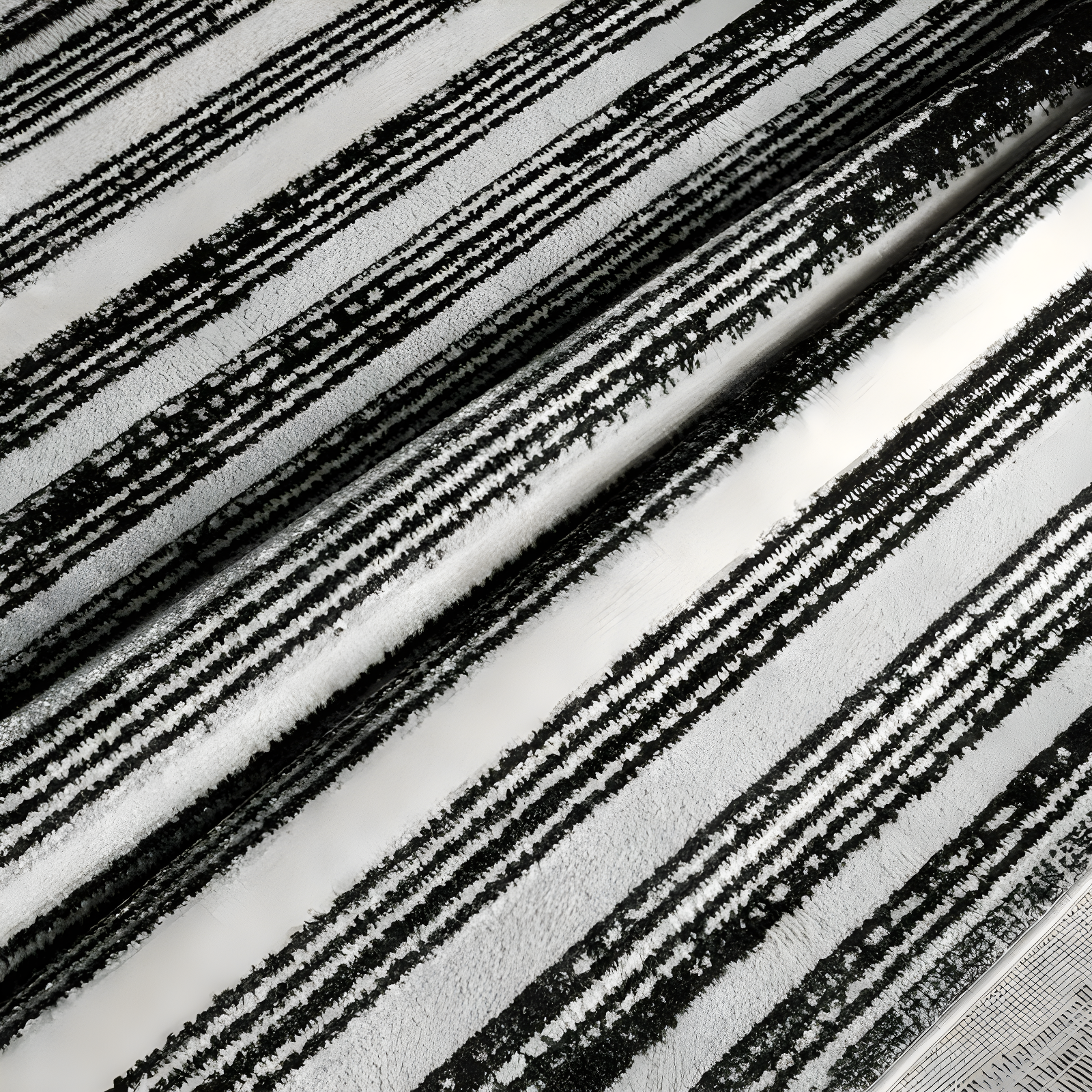 Everwash Treasure Striped Modern Machine Washable Area Rug, Light Grey/Charcoal Grey, 6'6"x9'2"