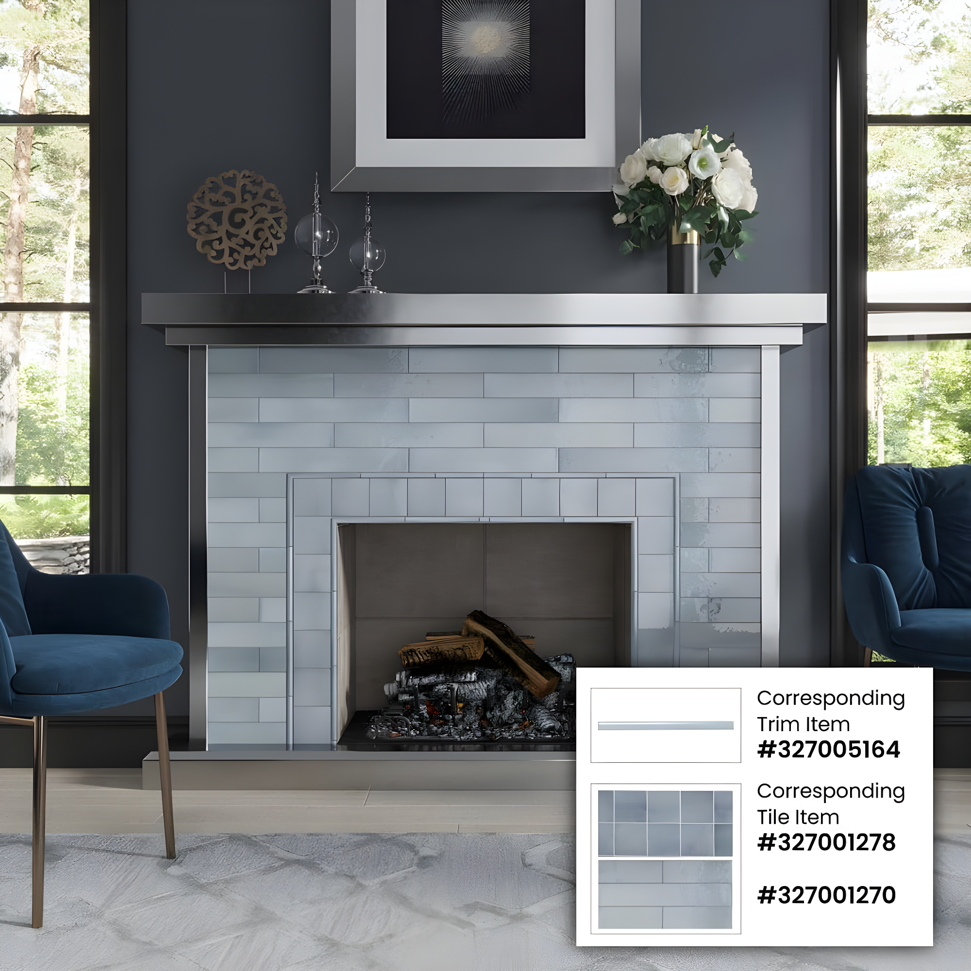 Apollo Tile Silken 7.9'' L x 0.5'' W Ceramic Round Tile Trim (Set of 10)