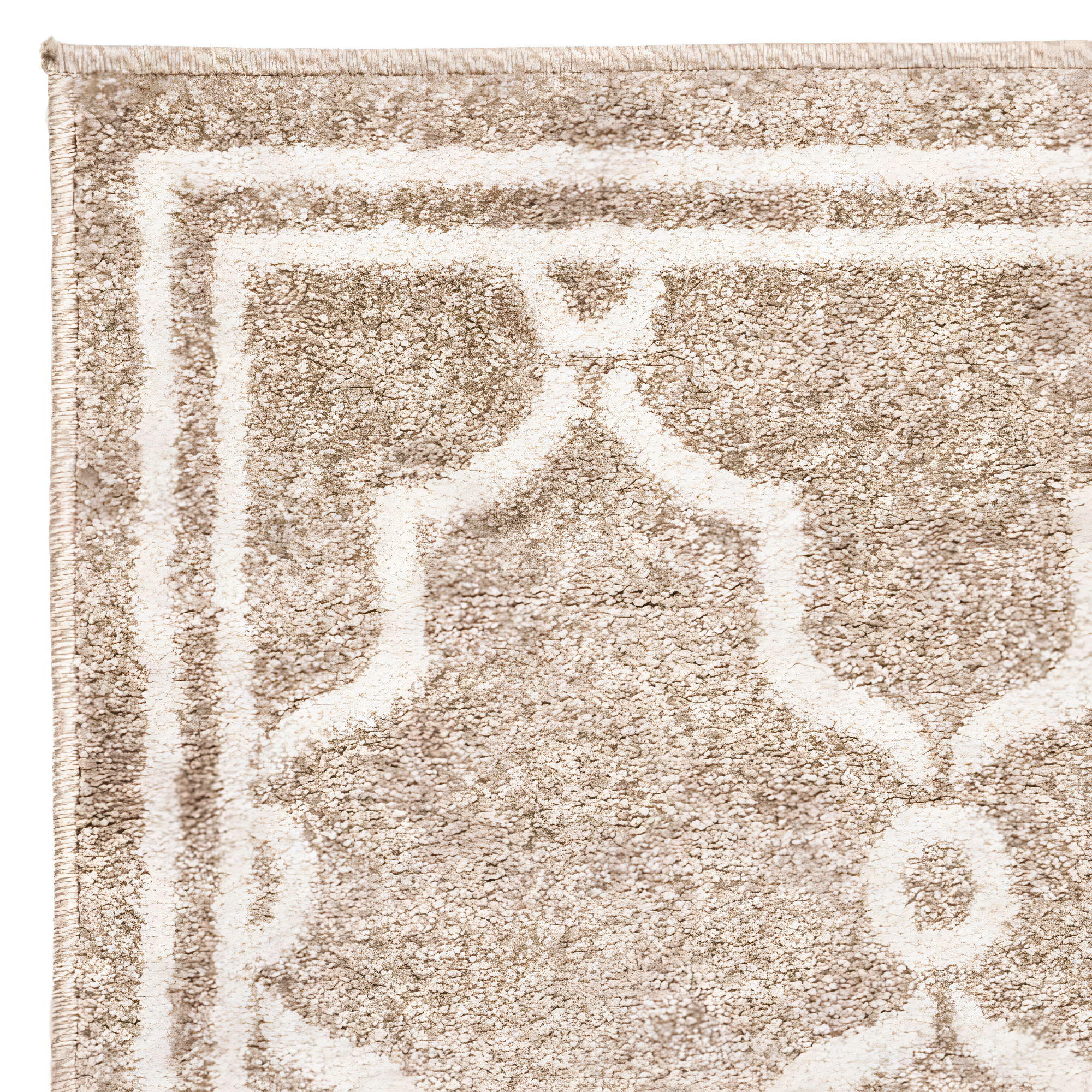 Amherst AMT414 Power Loomed Indoor Accent Rug - Wheat/Beige - 3'x5' - Safavieh