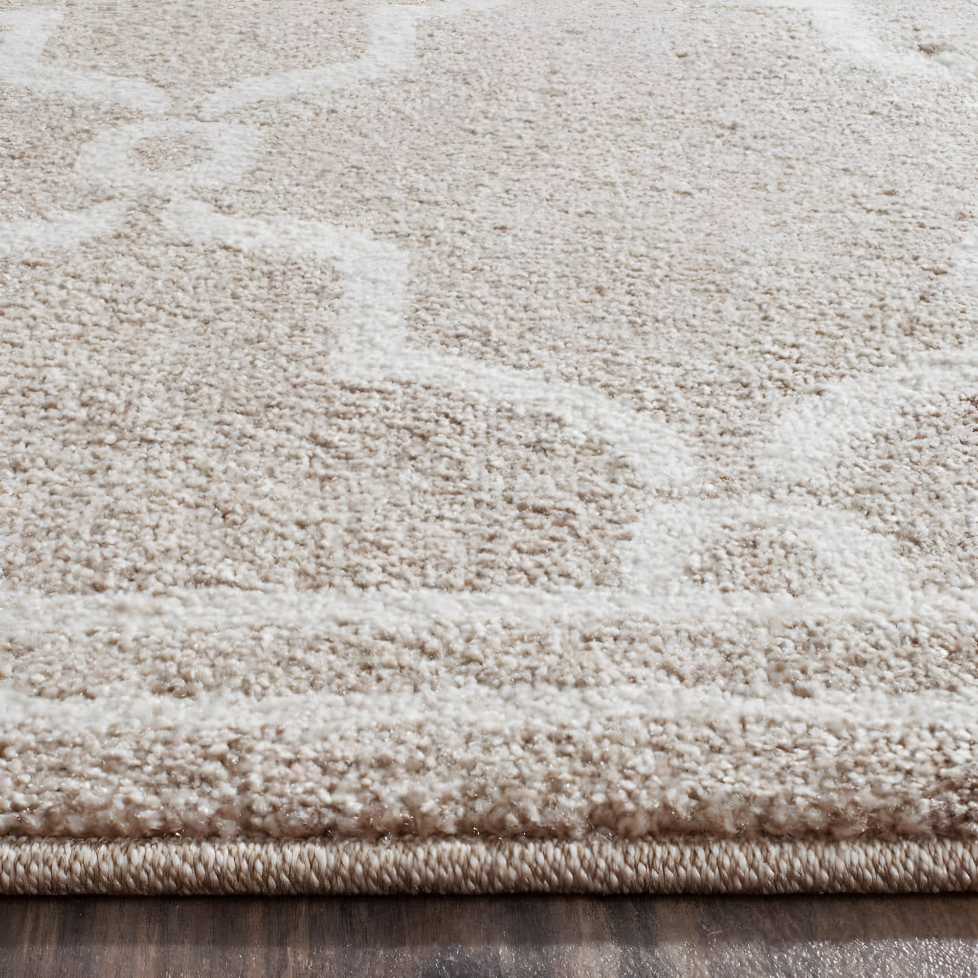 Amherst AMT414 Power Loomed Indoor Accent Rug - Wheat/Beige - 3'x5' - Safavieh