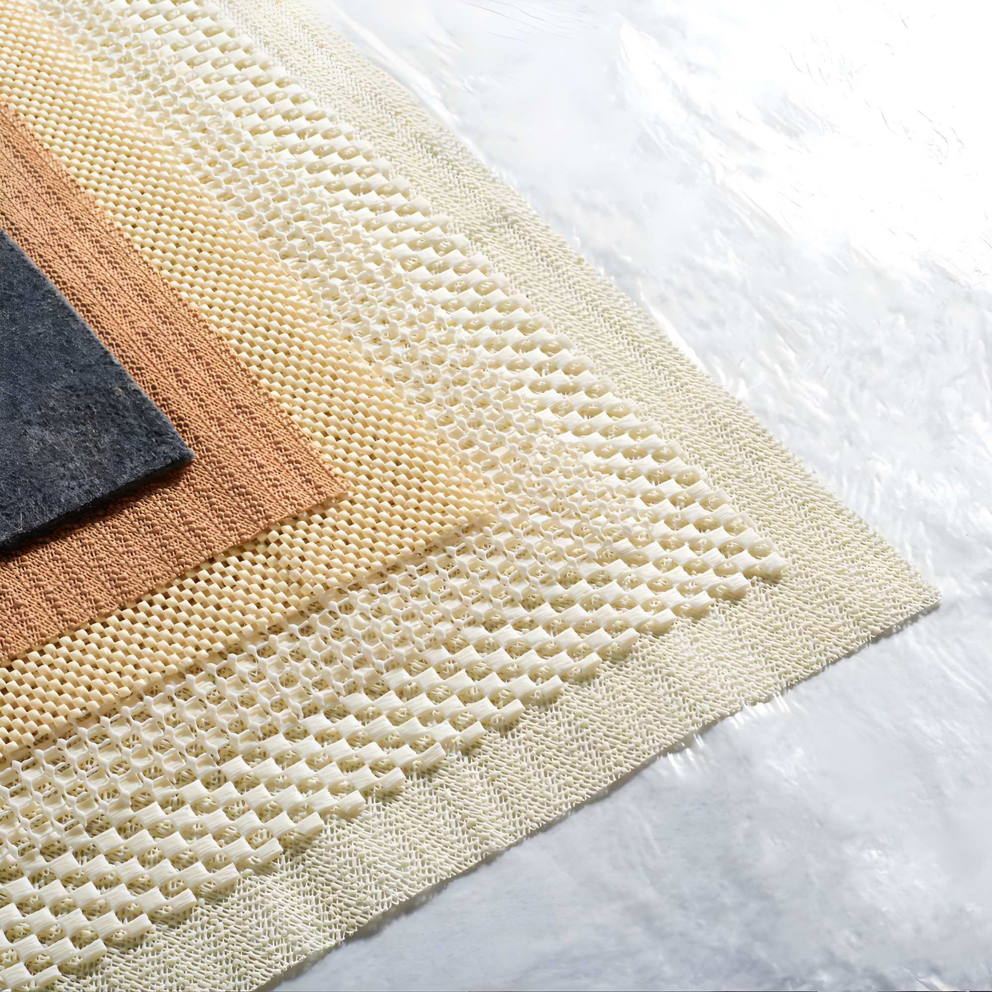 Grid Pad PAD110 Power Loomed Indoor Rug Pad - Creme - 9' x 12' - Safavieh