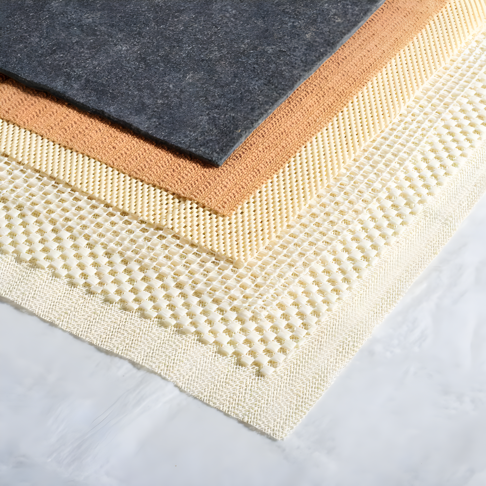 Grid Pad PAD110 Power Loomed Indoor Rug Pad - Creme - 9' x 12' - Safavieh