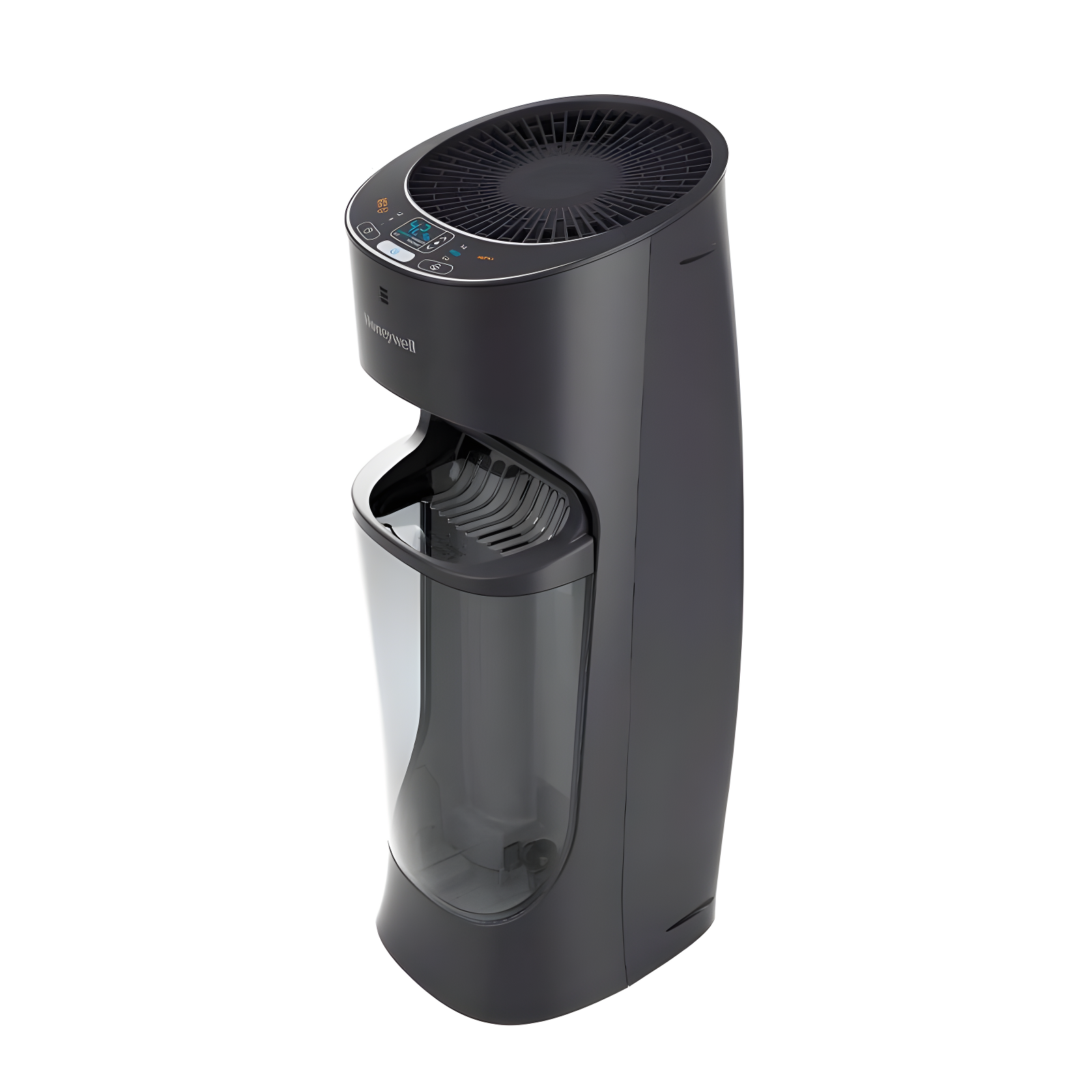 BEACHWATER POOL & SPA, LLC Top Fill Tower Humidifier, Digital Humidistat, Cool Mist Humidifier For Bedroom, Home Or Office With Space Saving Tower Design