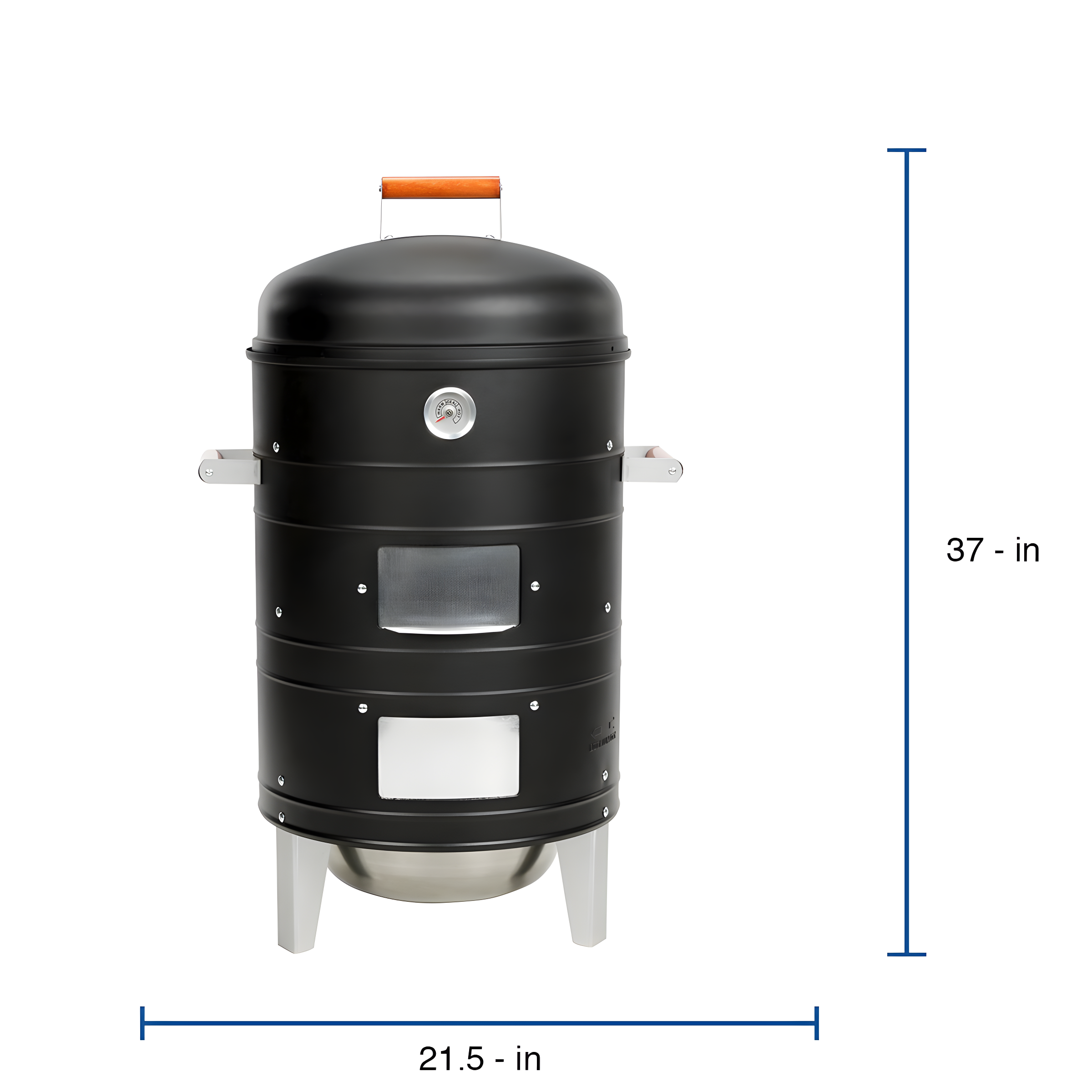 MECO Corporation MECO Corporation Americana Vertical Charcoal Portable 351 Square Inches Smoker