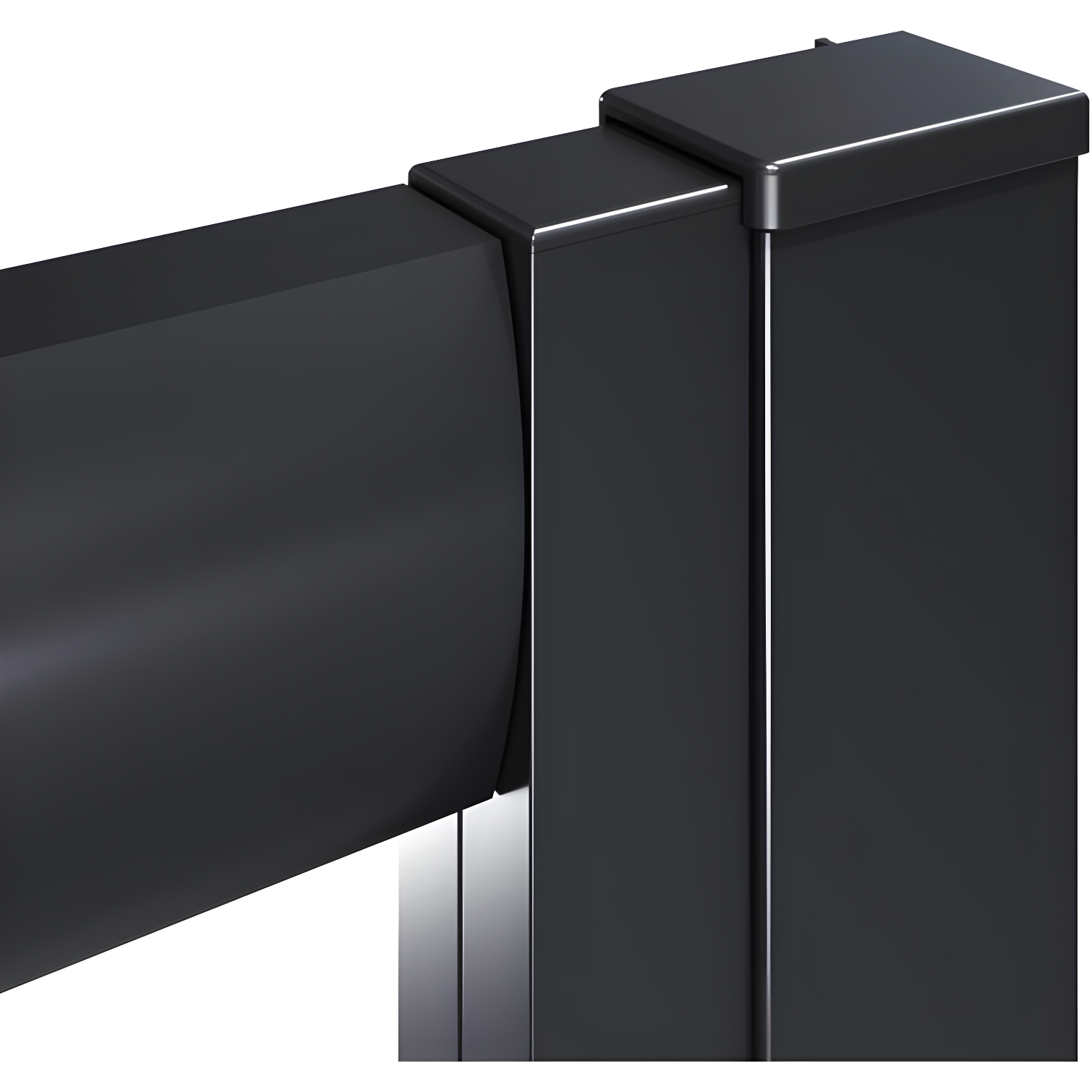 Elegant YJY-BL-343472GD-01 34"D x 34"W x 72"H Framed Square Shower Enclosure with 1/4"Clear Tempered Glass Shower Door