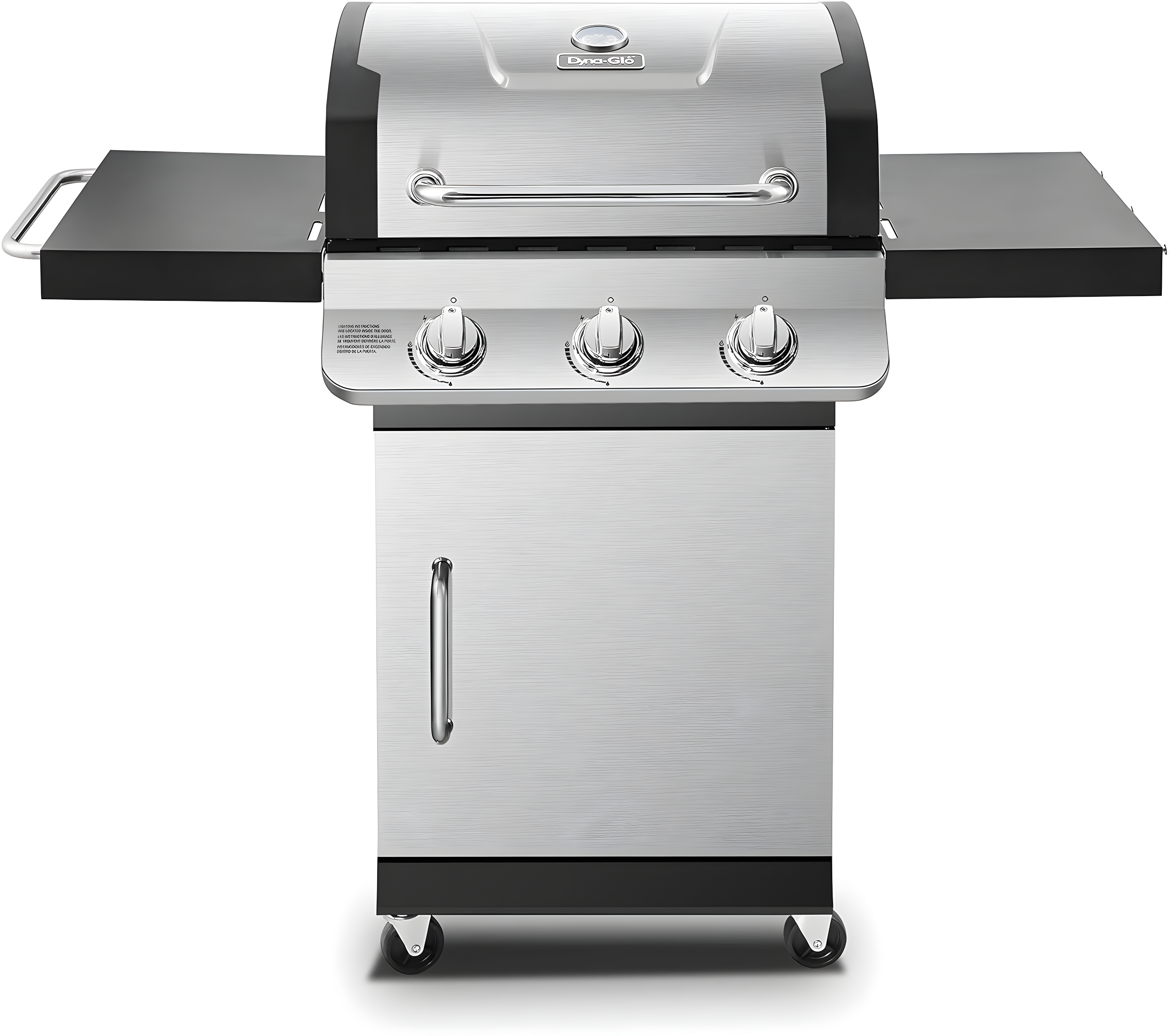 Dyna-Glo 3 - Burner Free Standing 36000 BTU Gas Grill with Cabinet