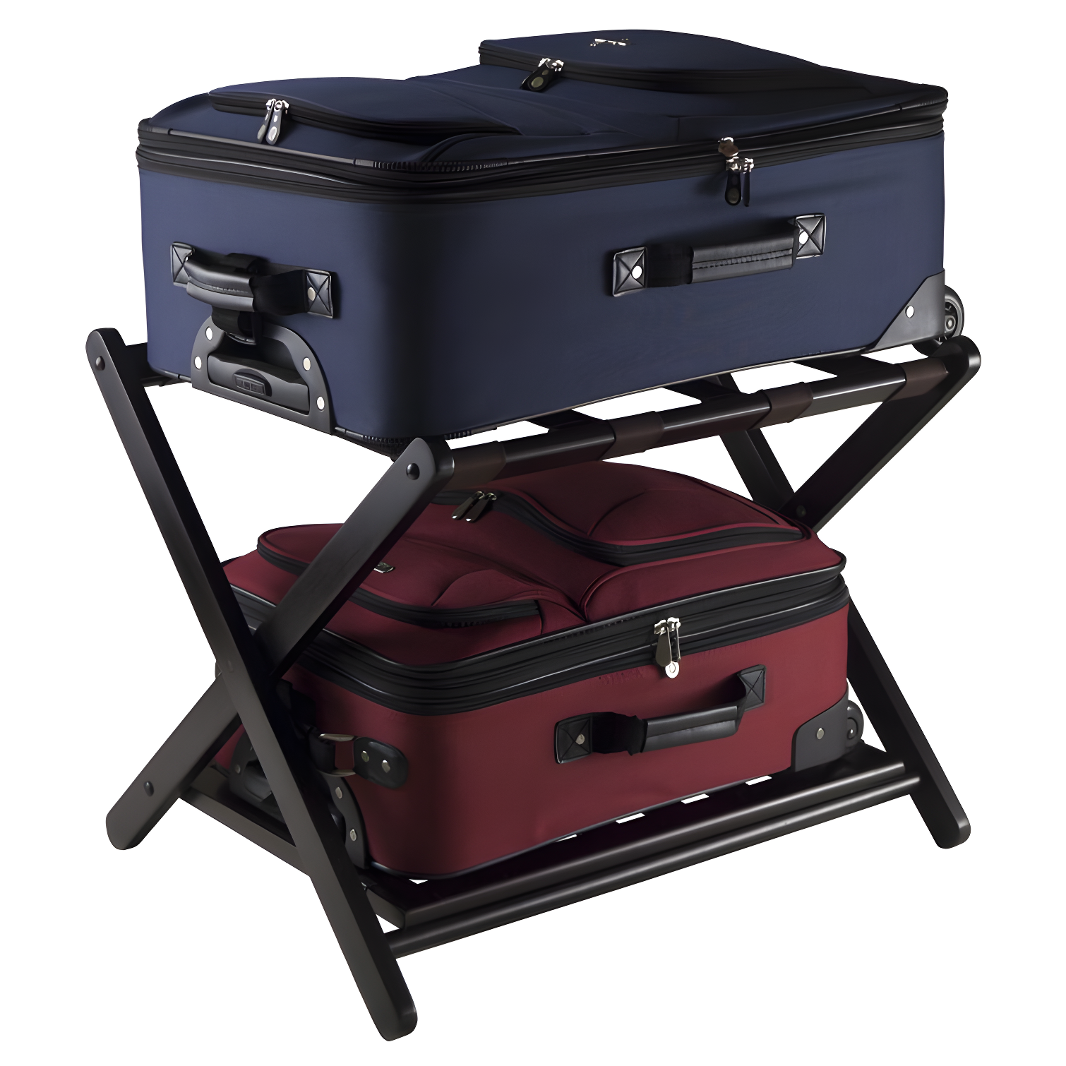 Folding Wood Luggage Rack