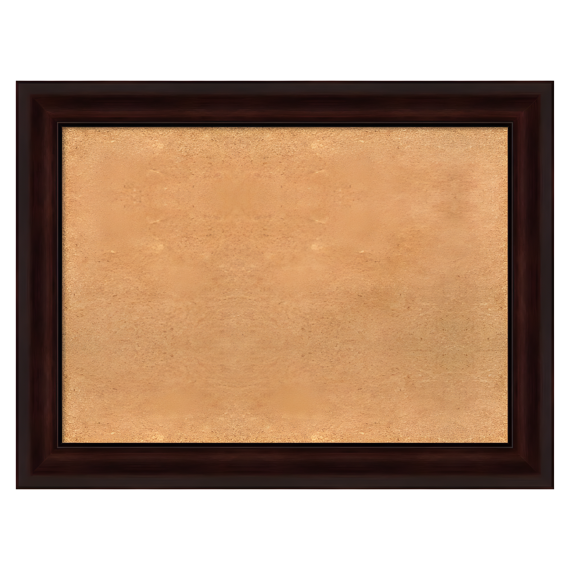 Amanti Art Natural Cork Board Framed Coffee Bean Brown Bulletin Board 33 in. x 25 in.