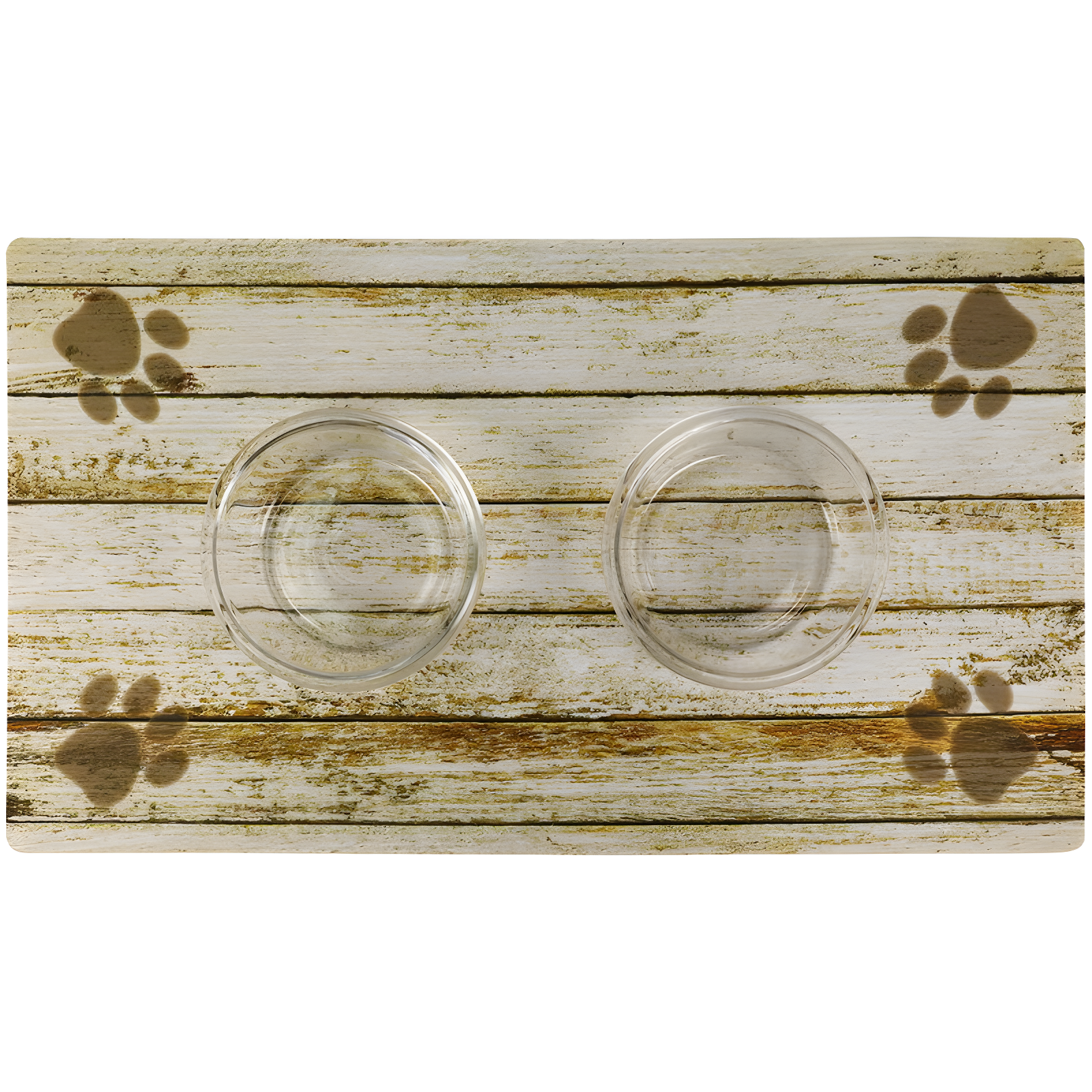 Dog Bowl Placemat, Pet Food Feeding Mat - Absorbent, Waterproof, Slip-Resistant, Machine Washable