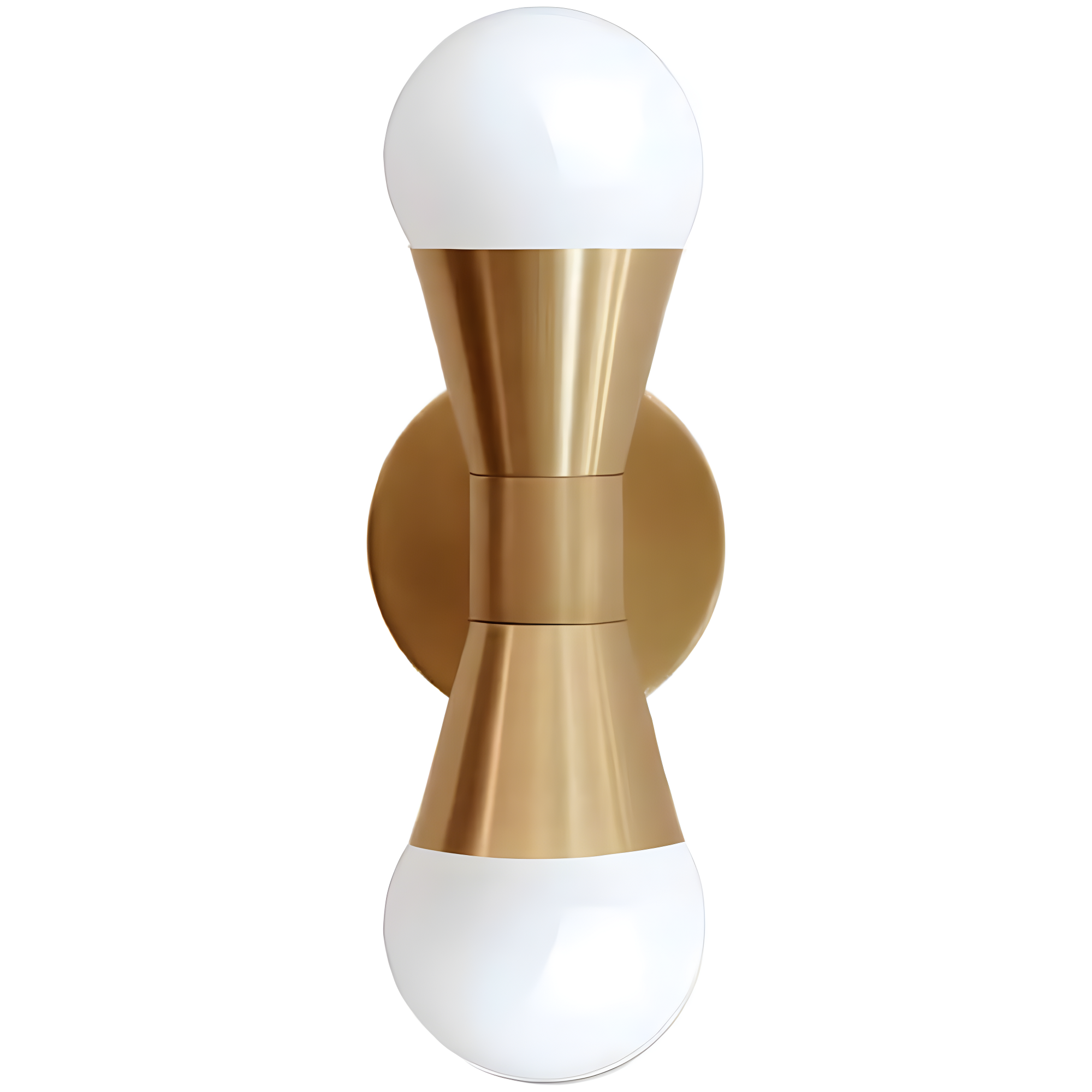 Dainolite - Fortuna - 2 Light Wall Sconce-Aged Brass Finish-Aged Brass Secondary