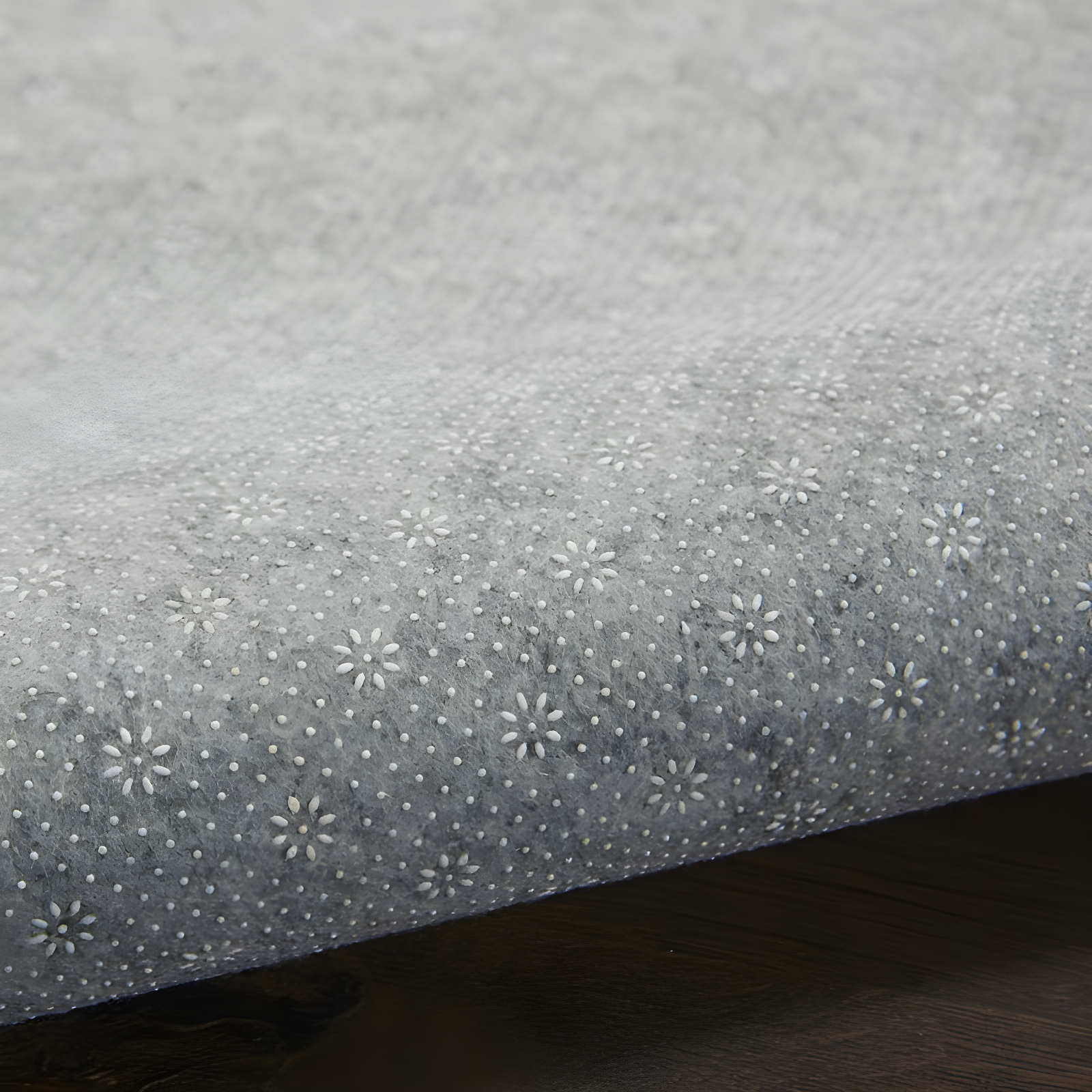 Nourison Rug-Loc Dual Sided Grey Rug Pad BR21 Grey 4'8" x 7'6"