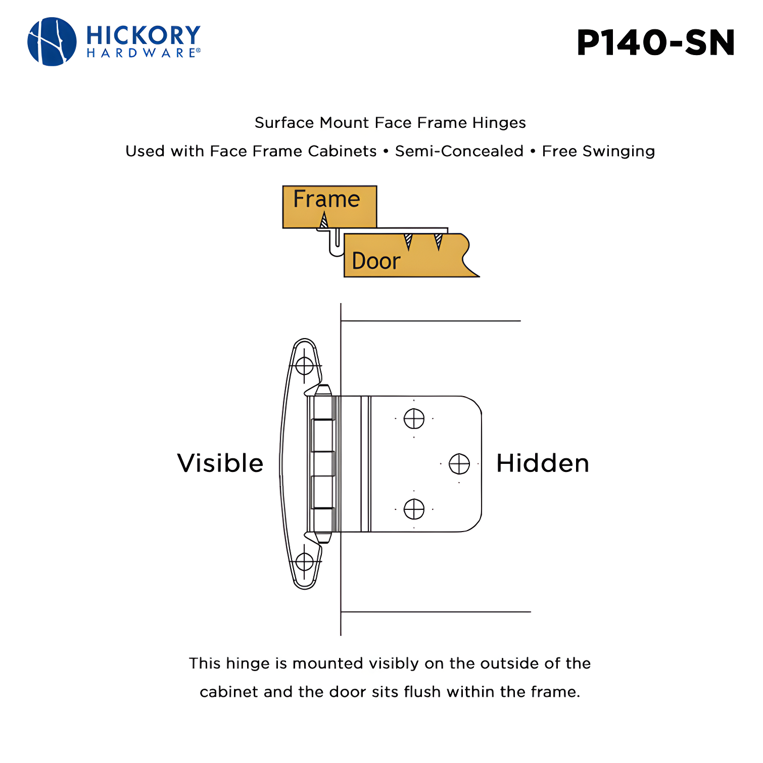 Invisible/Concealed Single Door Hinge