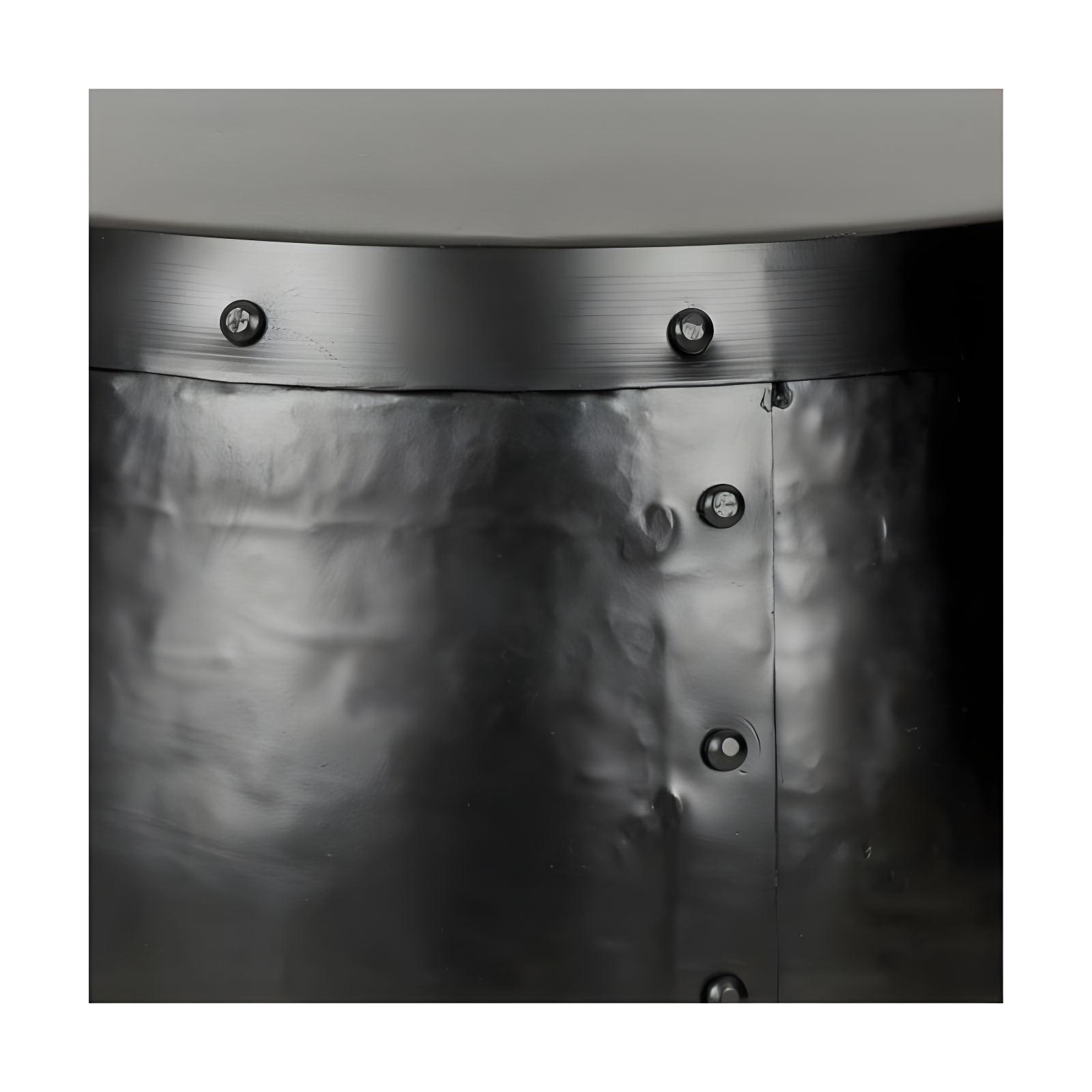 17 Stories Iron Accent Stool