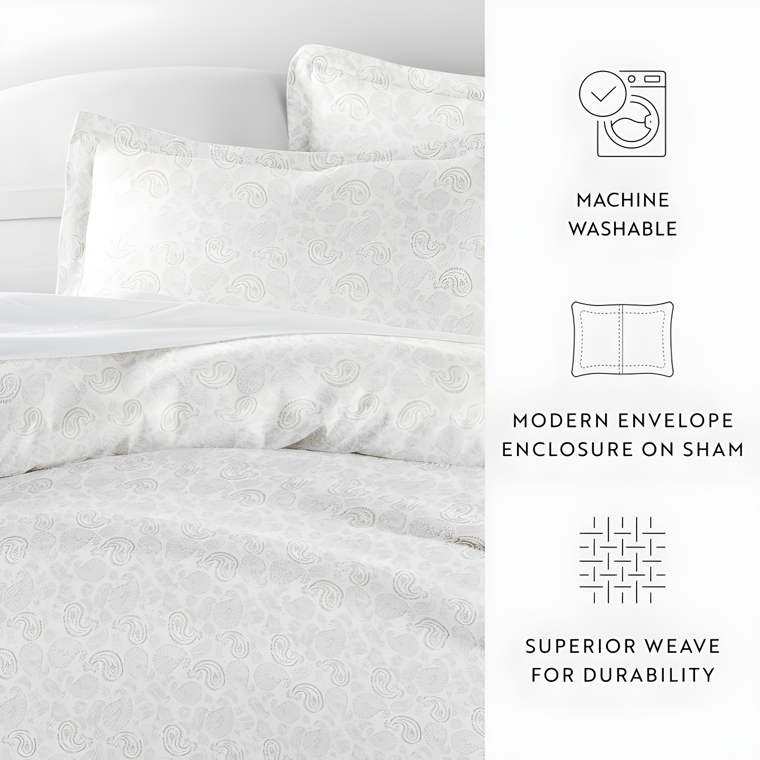 Becky Cameron™ Modern & Contemporary Paisley Duvet Cover Set