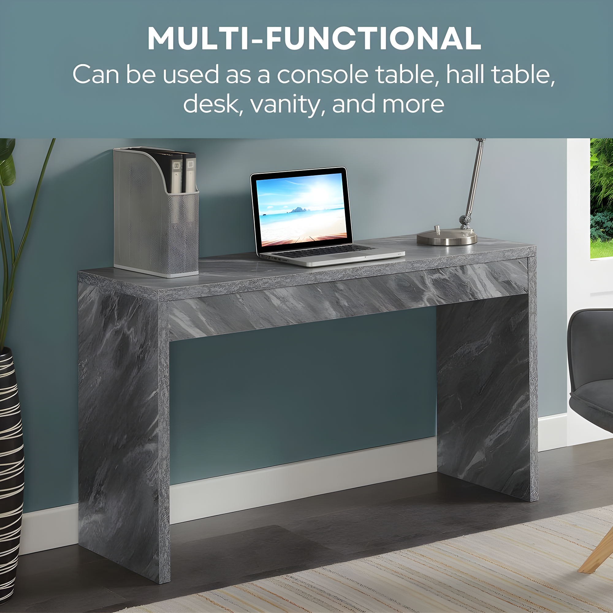 Convenience Concepts Northfield Hall Console Table/Desk Multiple Finishes