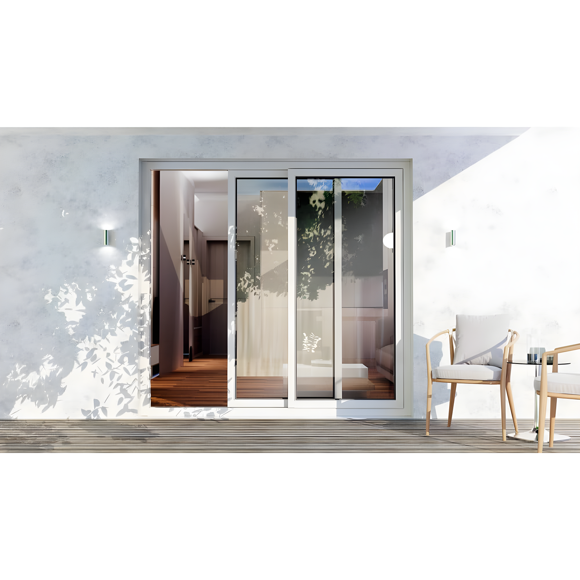 VDomDoors 8166 80'' Double Pane Patio Doors