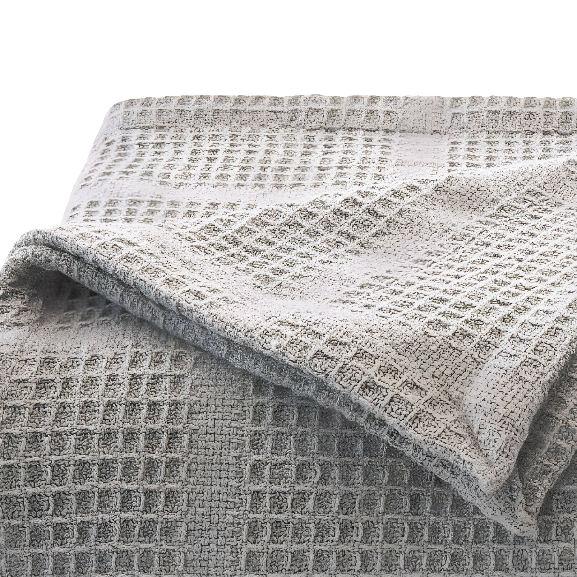 Kenneth Cole Kenneth Cole Waffle Grid Solid Cotton Blanket