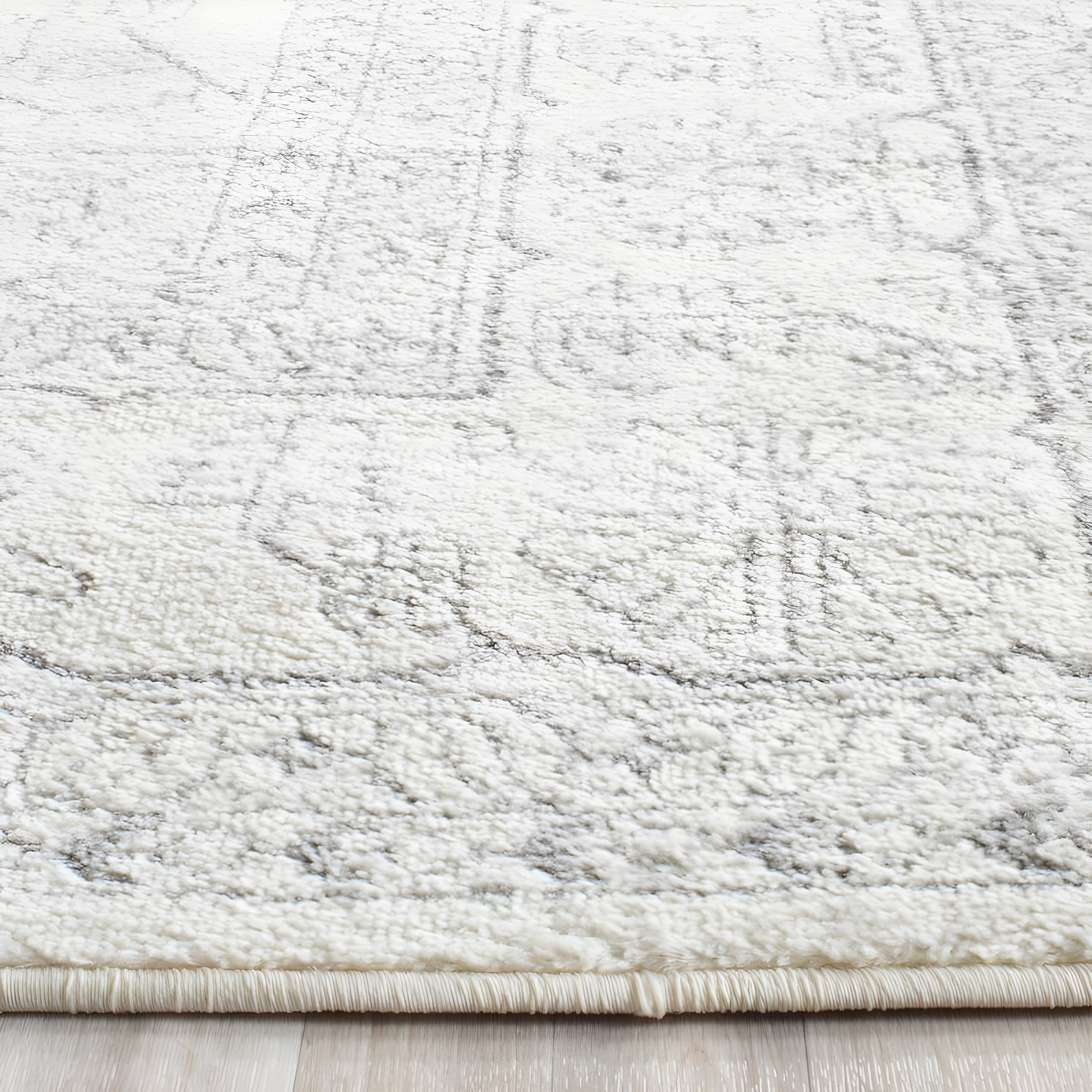 Adirondack ADR108 Power Loomed Area Rug - Ivory/Silver - 8'x10' - Safavieh.
