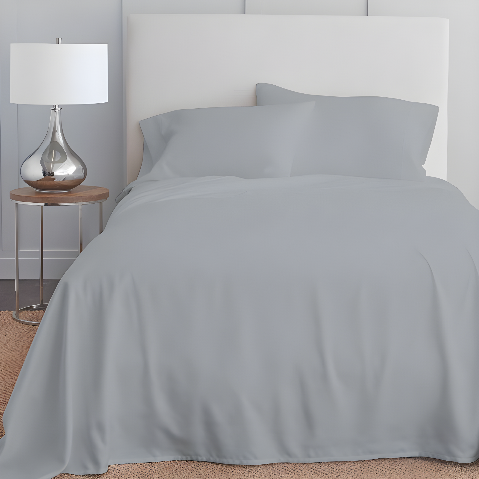 Color Sense 100% Cotton 300TC Ultra-Soft & Silky Wrinkle-Resistant Sheet Set