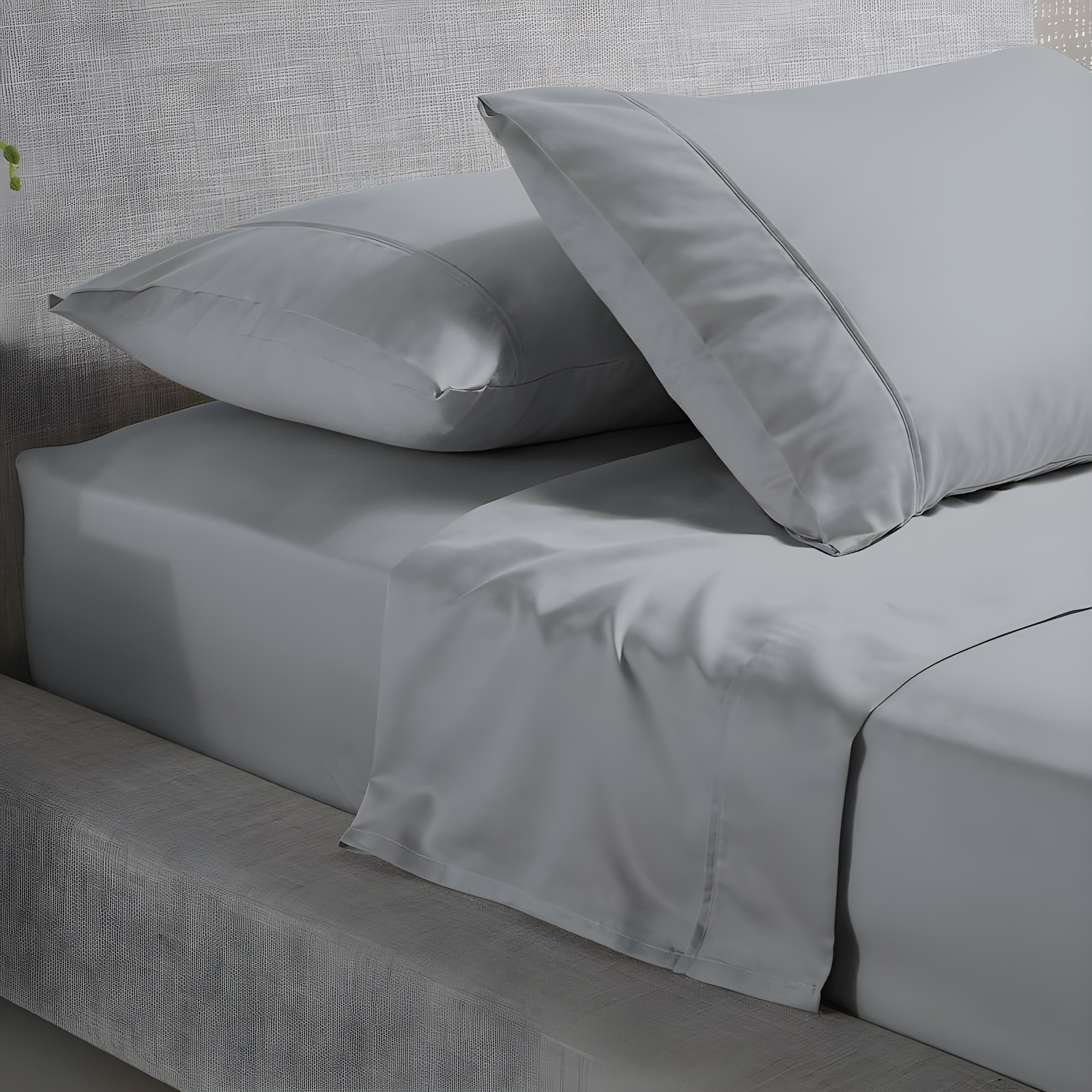 Color Sense 100% Cotton 300TC Ultra-Soft & Silky Wrinkle-Resistant Sheet Set