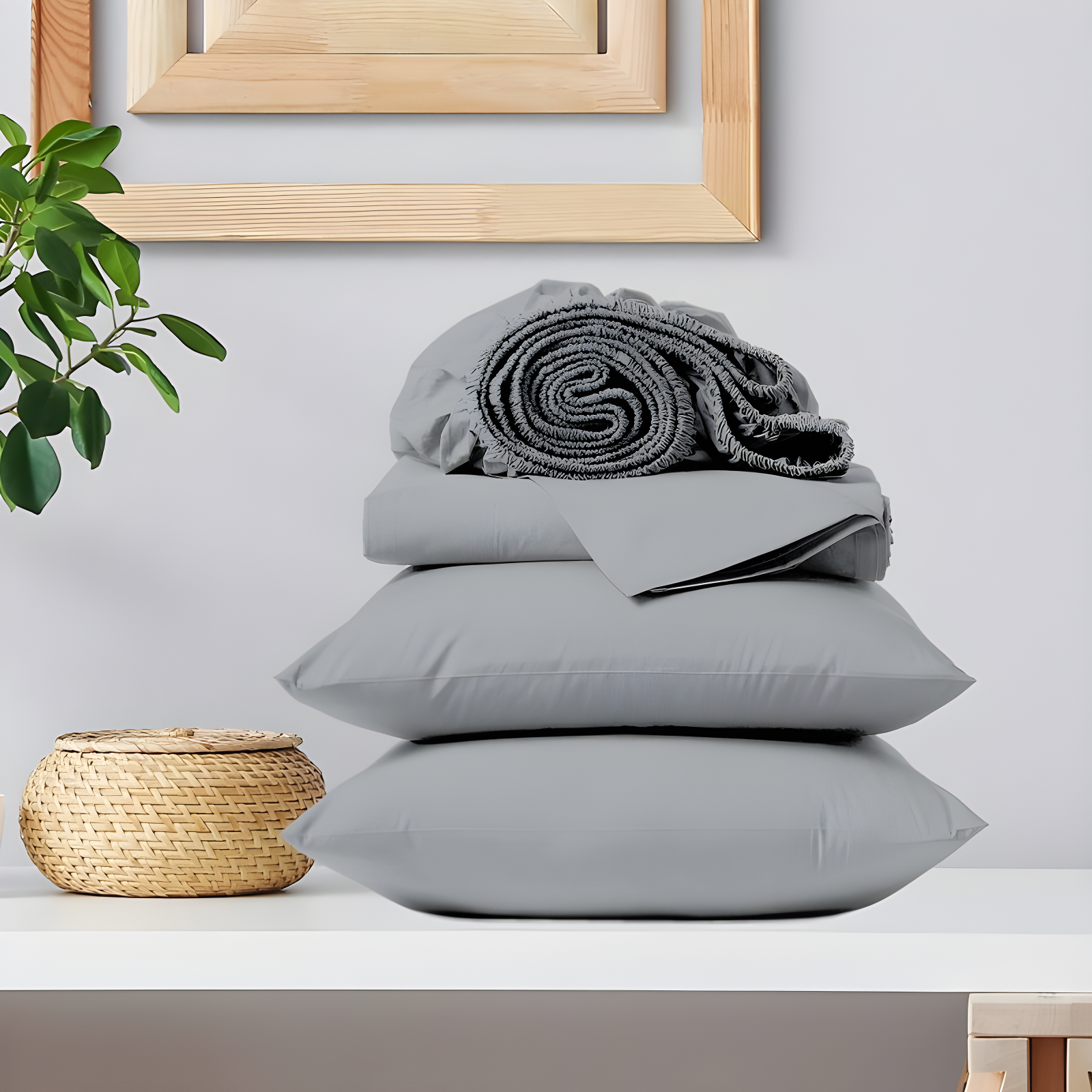 Color Sense 100% Cotton 300TC Ultra-Soft & Silky Wrinkle-Resistant Sheet Set
