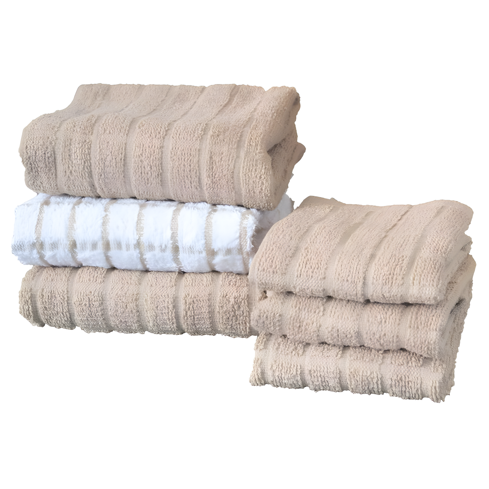 RITZ Cotton Plaid Kitchen Towel Linen Set (Set of 6)