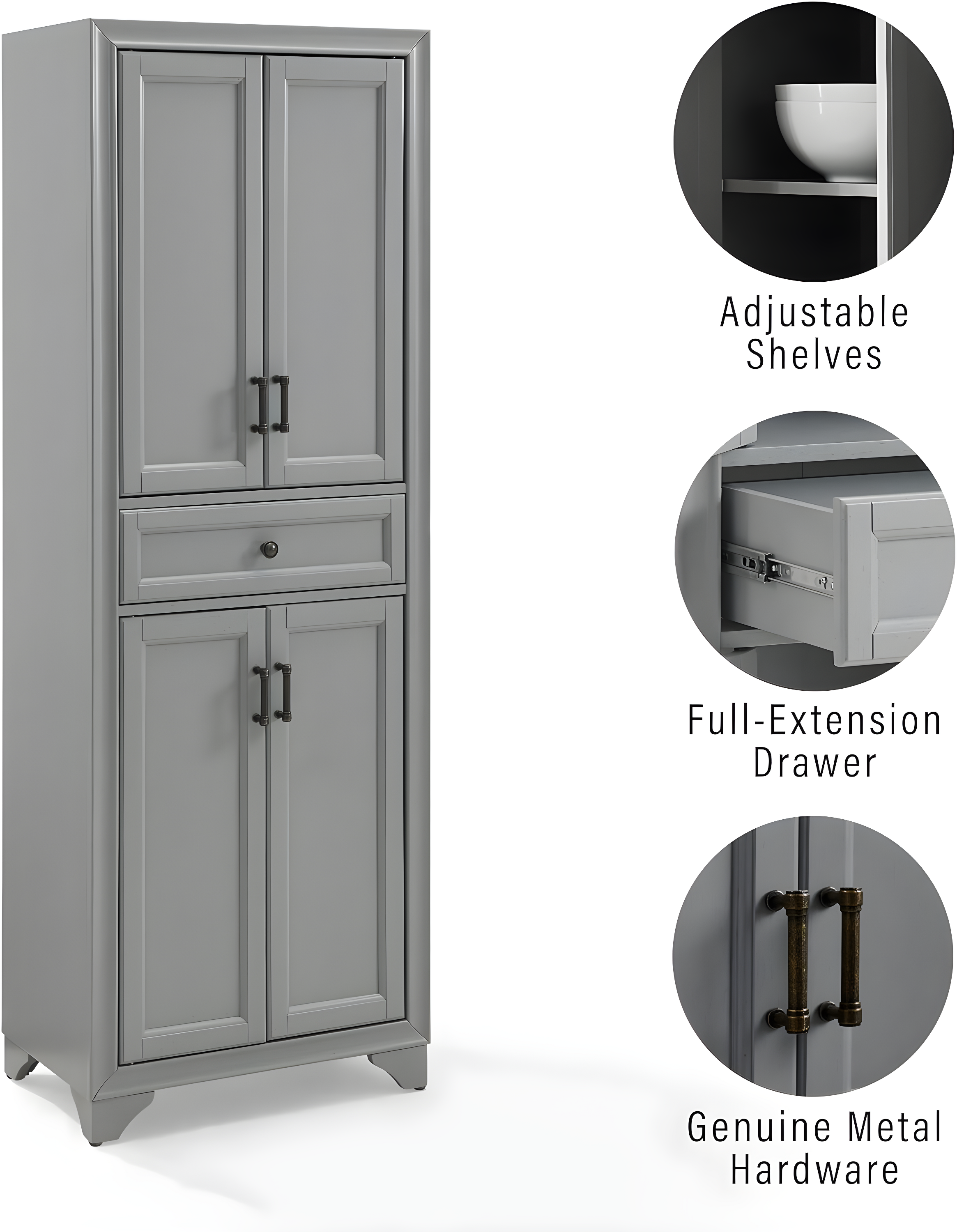 Tara 67.75'' Kitchen Pantry