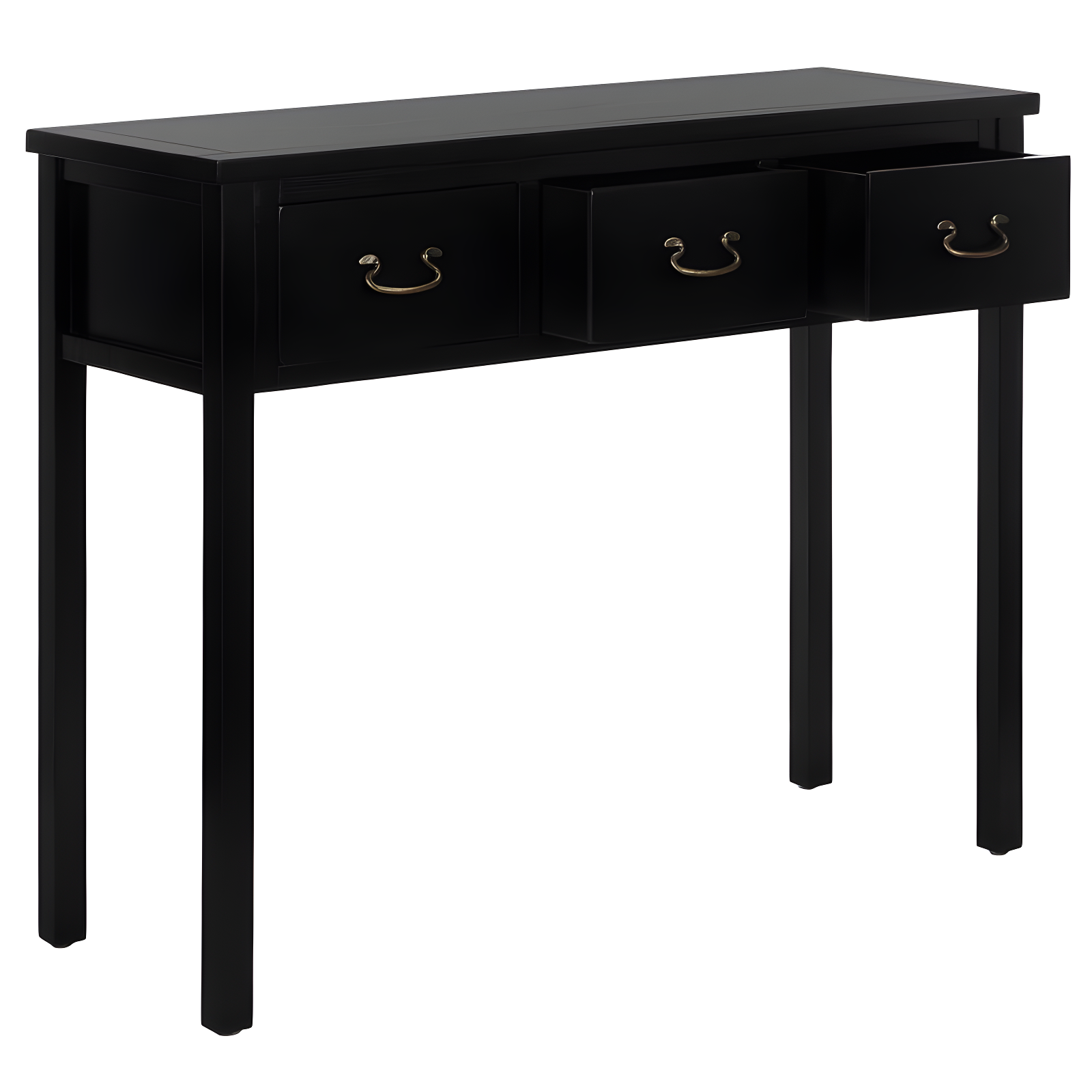 Cindy Console - AMH6568B - Black - Safavieh Couture