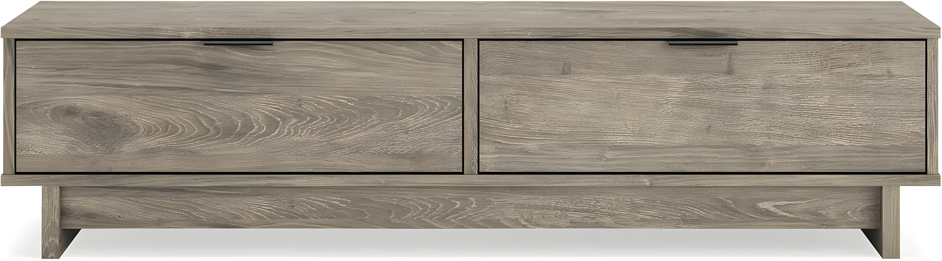 Signature Design by Ashley Contemporary Oliah Storage Bench  Natural