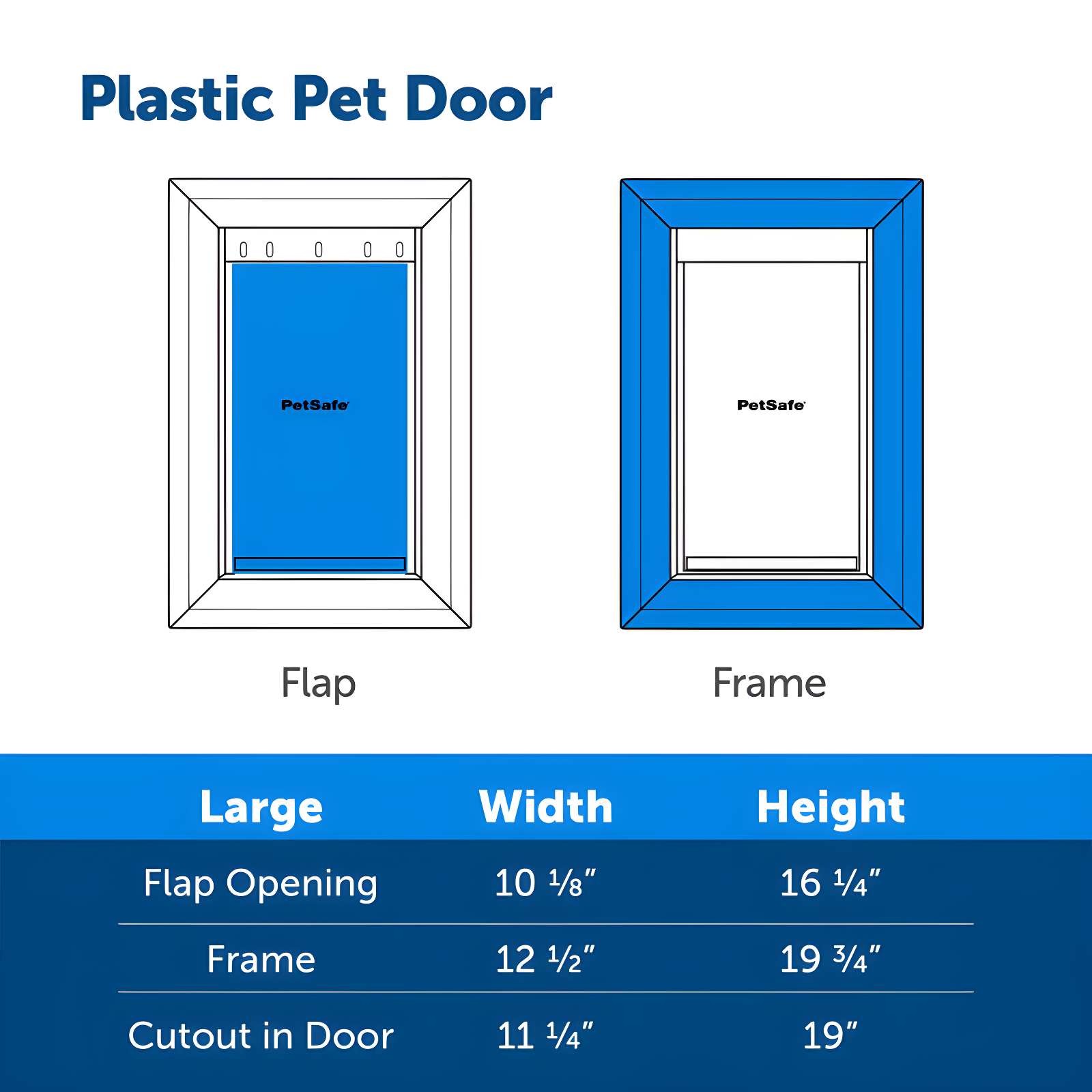 PetSafe® Plastic Pet Door X-Large