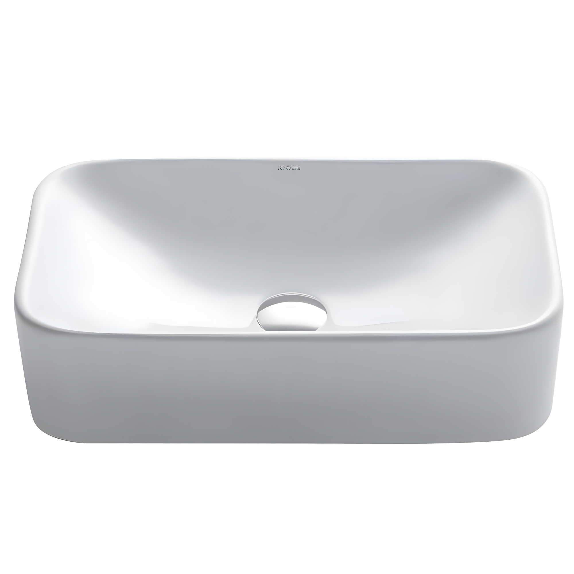 Elavo Ceramic Rectangular Vessel Bathroom Sink