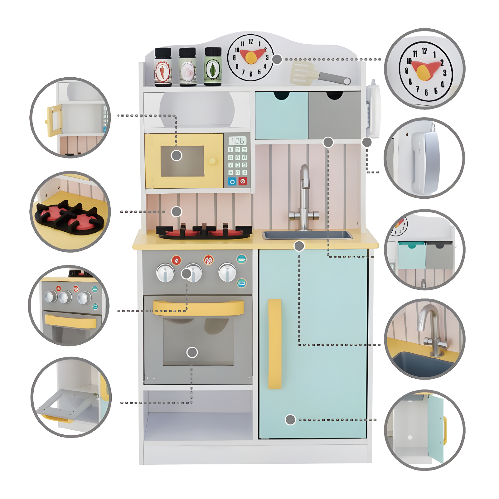 Teamson Kids Teamson Kids Little Chef Florence Classic Wooden Play Kitchen