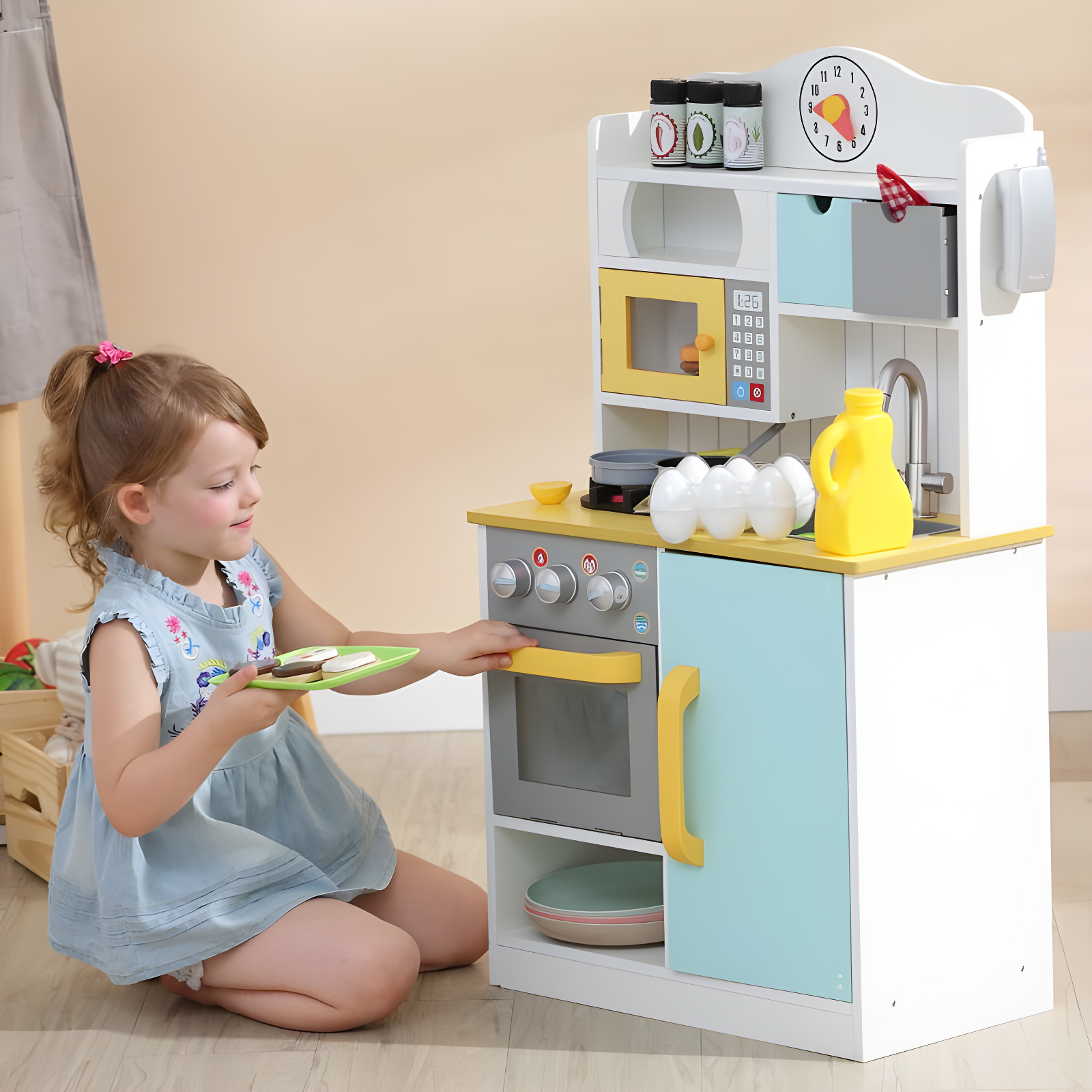 Teamson Kids Teamson Kids Little Chef Florence Classic Wooden Play Kitchen