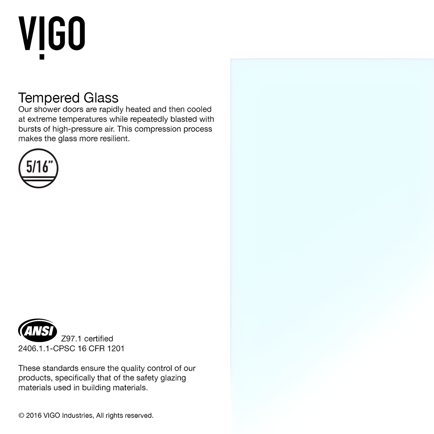 Rialto 34" W x 58" H Hinged Frameless Tub Door with with 5/16" Glass
