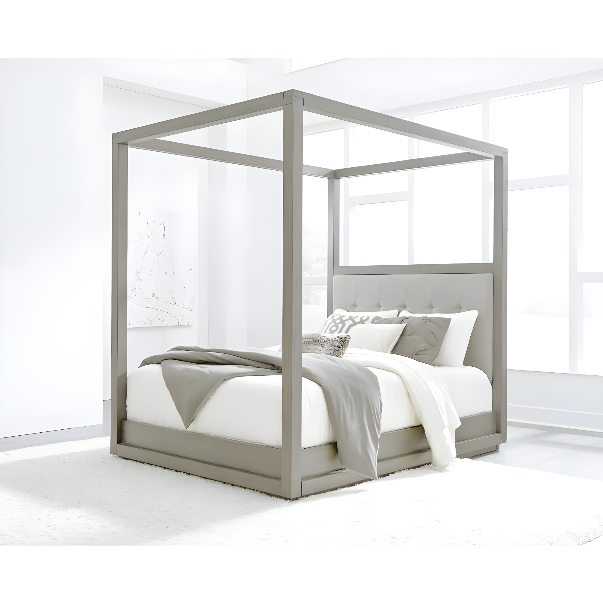 Eloise Upholstered Canopy Bed