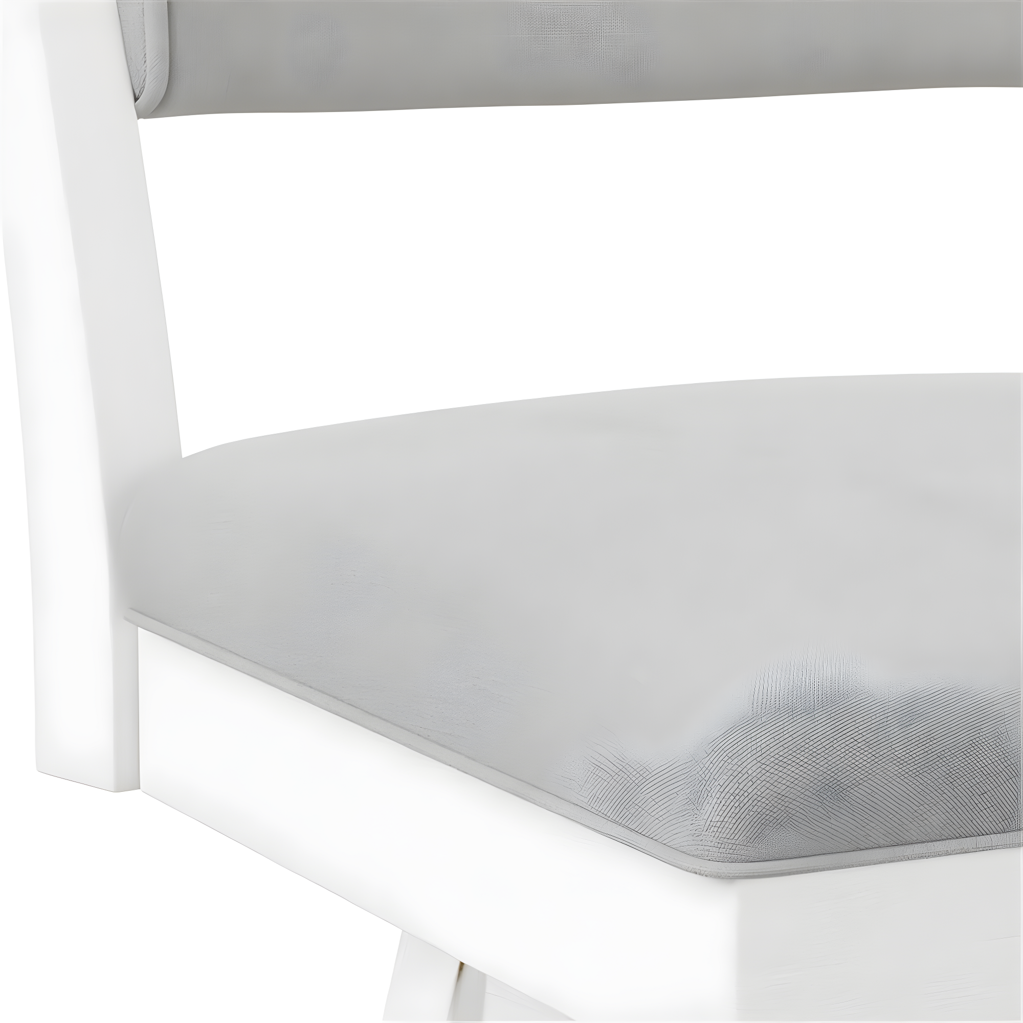 Clarion Wood and Upholstered Bar Height Swivel Stool Sea White - Hillsdale Furniture