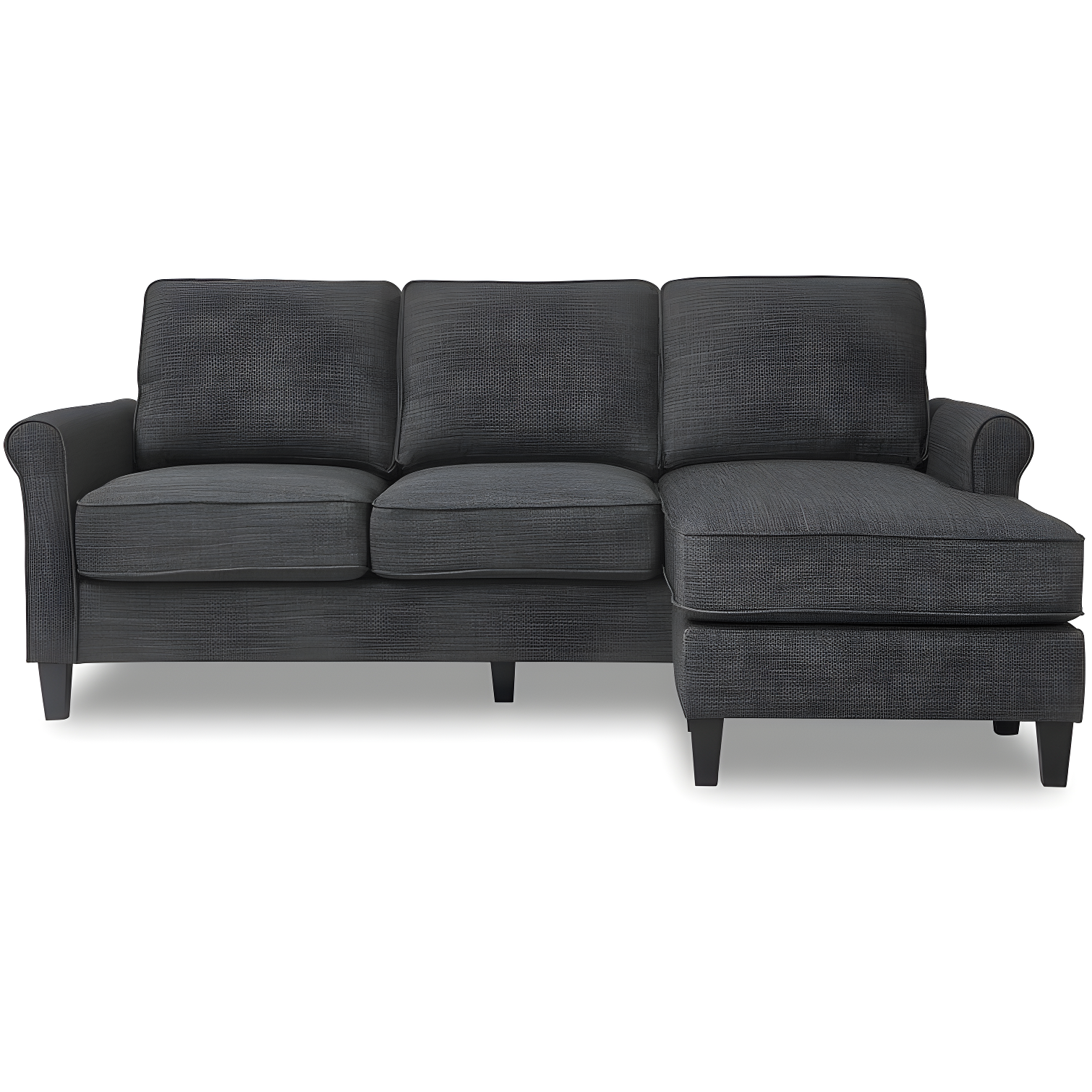 Serta Harmon Upholstered Reversible Sectional Sofa and Chaise