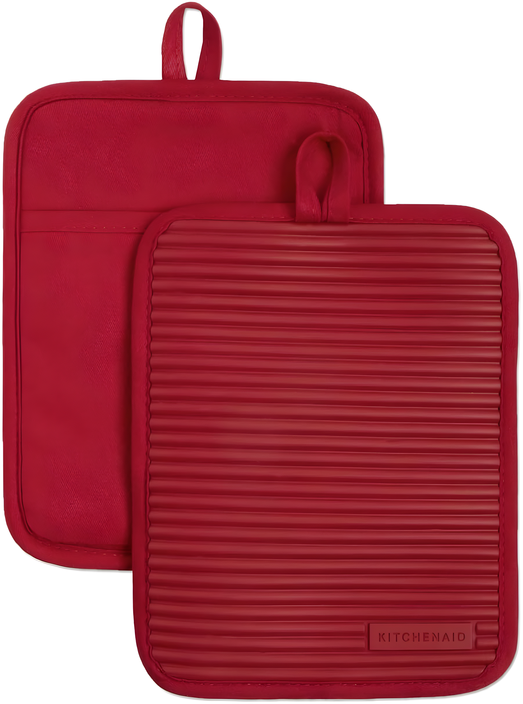 KitchenAid Ribbed Soft Silicone Potholder (Set of 2)