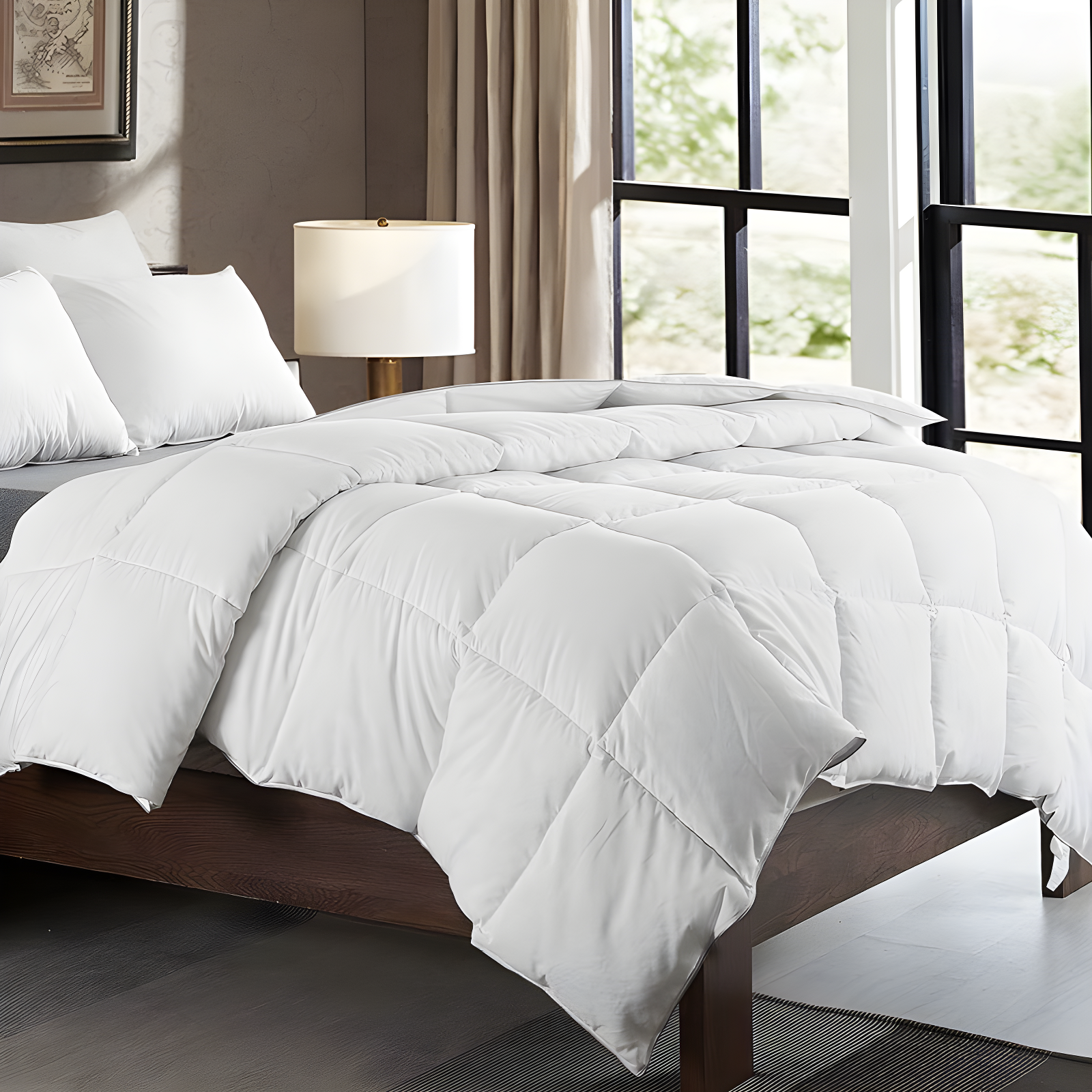 Alwyn Home Tanna All Season Microfiber Down Alternative Comforter