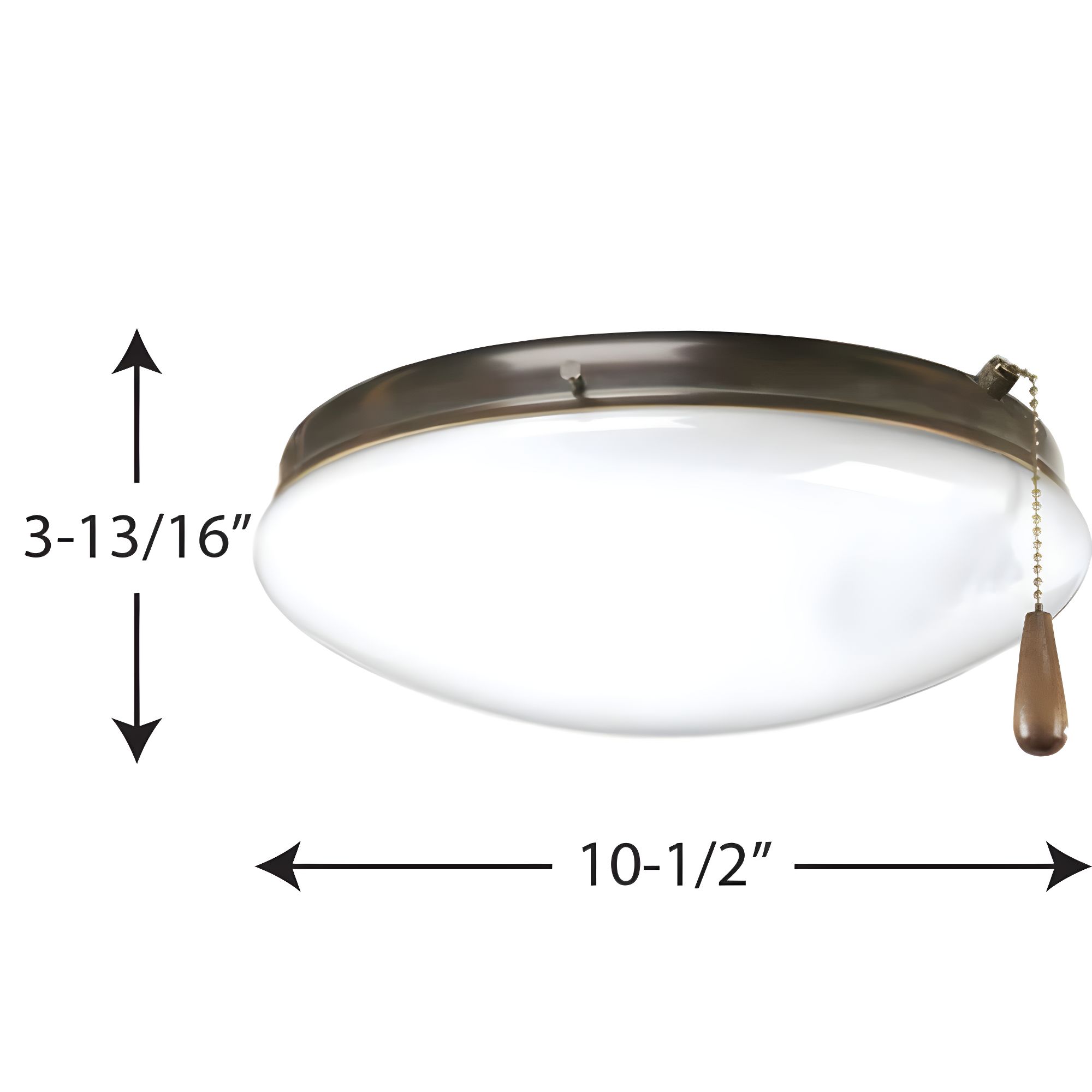 Progress Lighting - LED Fan Light Kit - Ceiling Fans - AirPro Light Kit - Wide -
