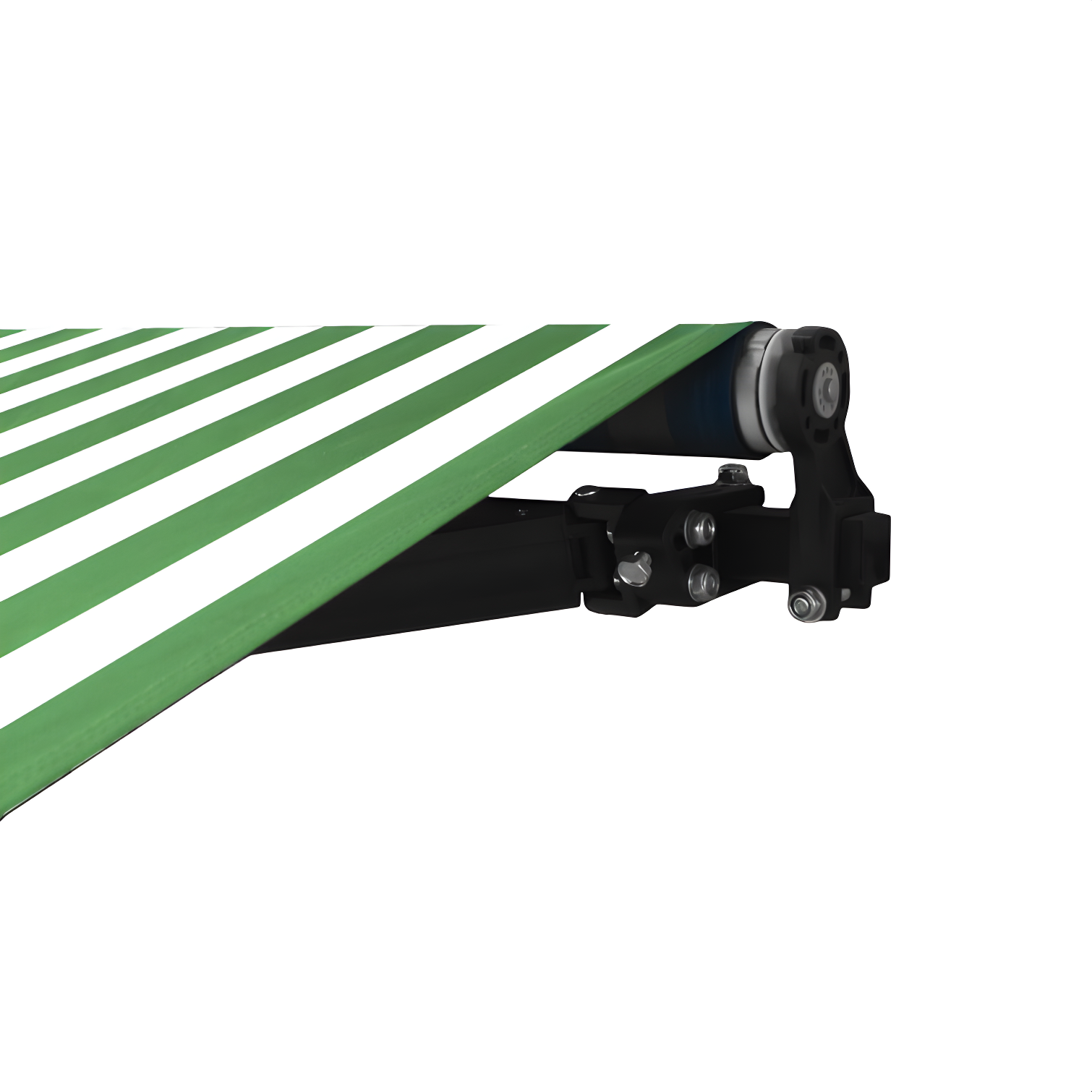 Retractable Home Patio Awning | Deck Canopy |UV Protection Sunshade | Manual Black Frame | Upgraded 2024