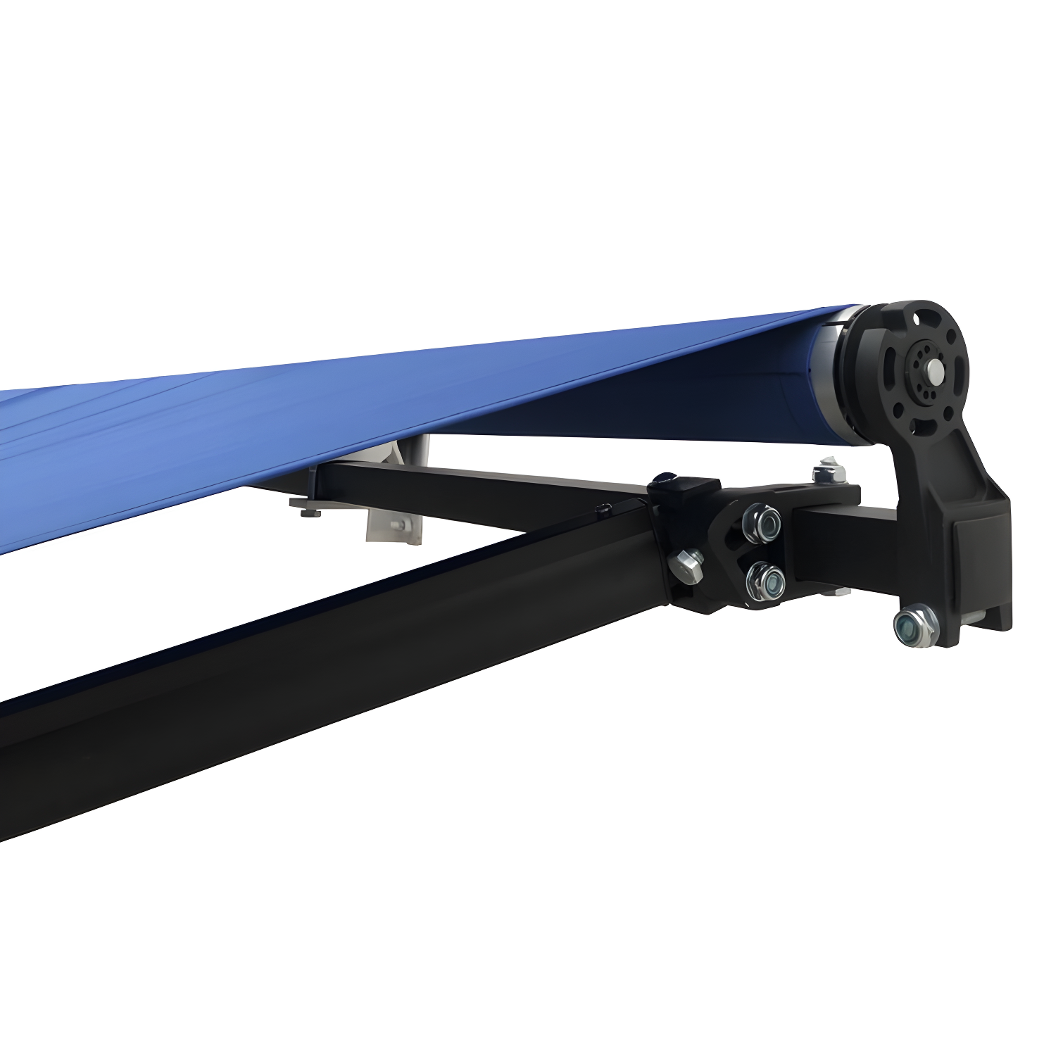 Retractable Home Patio Awning | Deck Canopy |UV Protection Sunshade | Manual Black Frame | Upgraded 2024