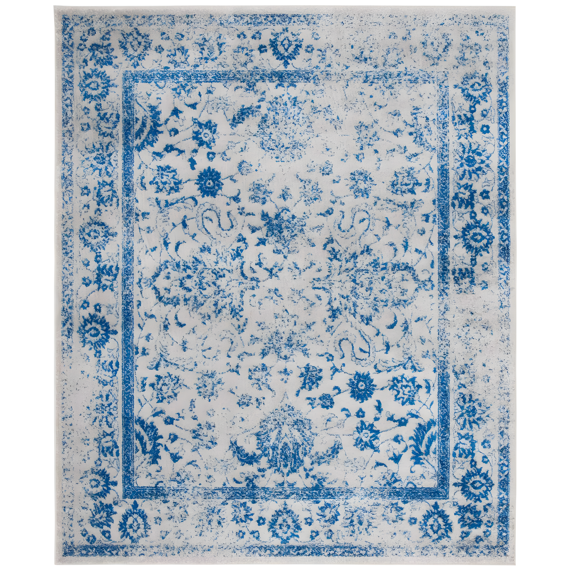 Adirondack ADR109 Machine Made Indoor Area Rug - Grey/Blue - 9'x12' - Safavieh