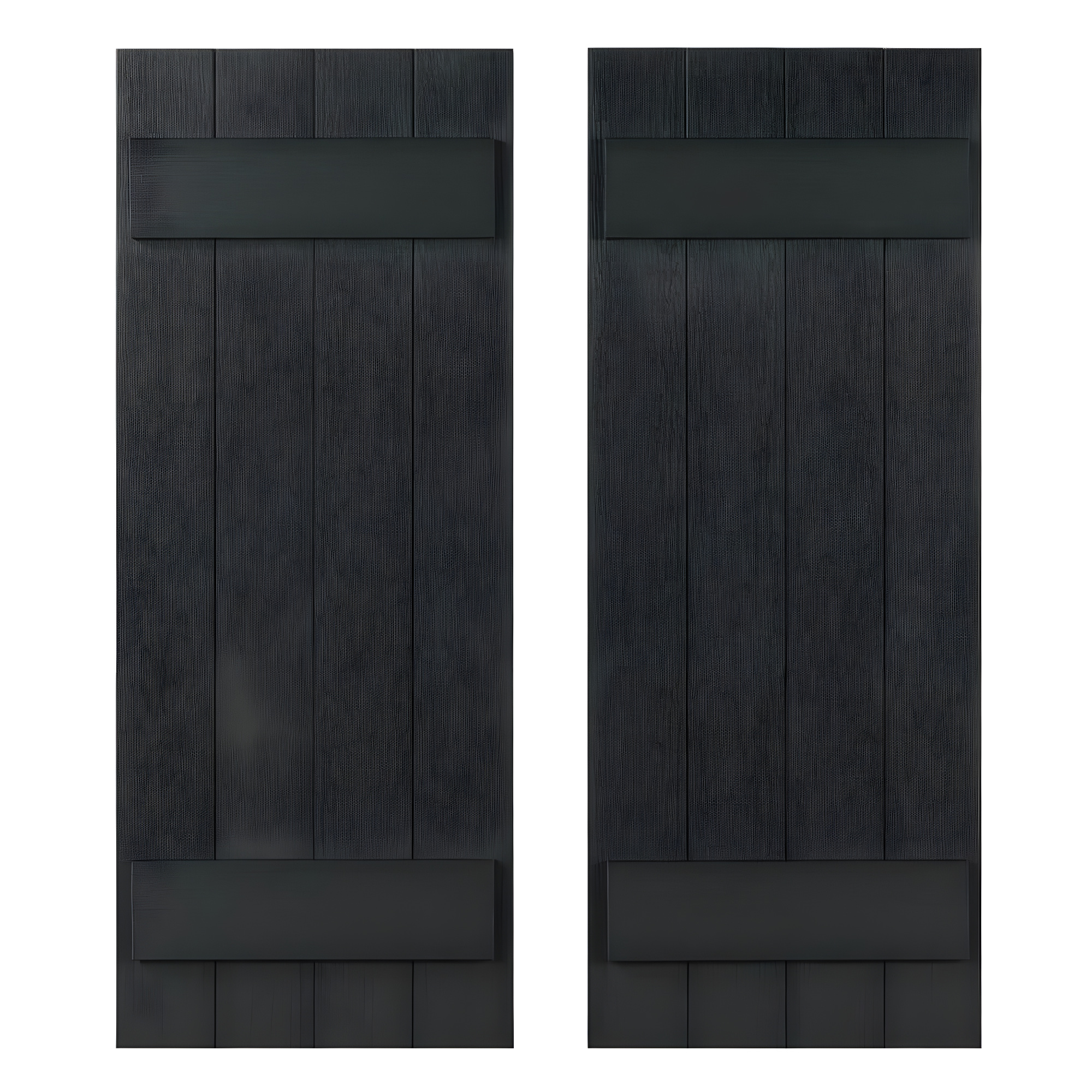 Highwood USA 13.25'' Board & Batten Shutters (Set of 2)