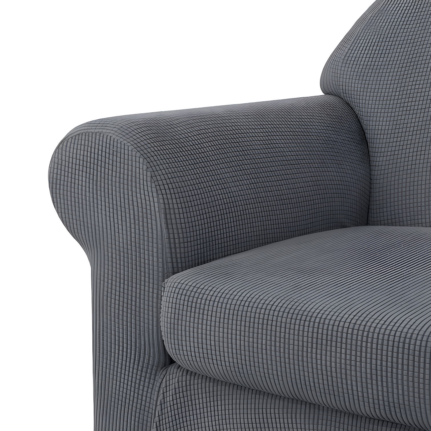 Pizarro Soft Stretch Separate Box Cushion Loveseat Slipcover