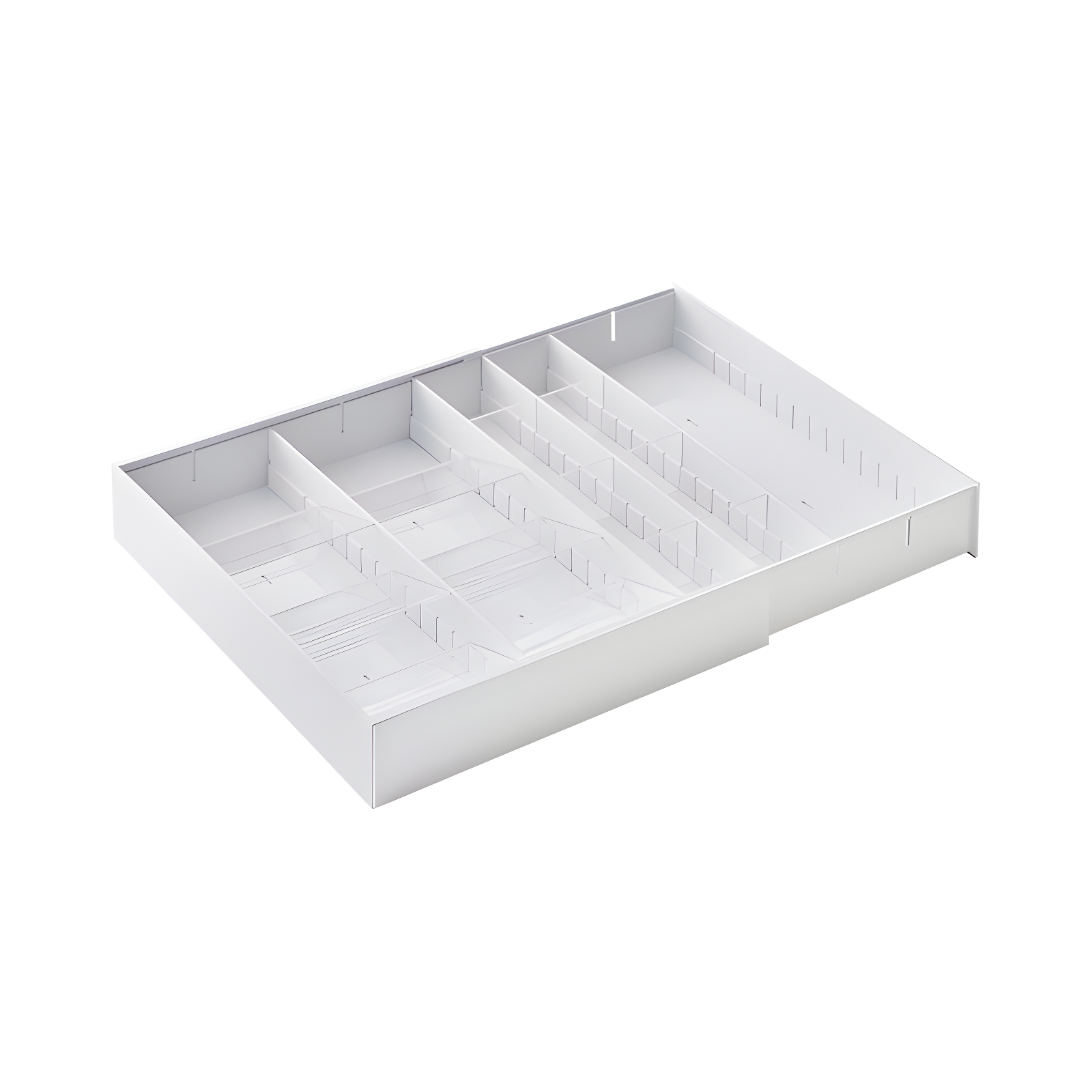 Yamazaki Home Expandable Cutlery Kitchen Utensils Storage Multi-Compartment Silverware Organizer
